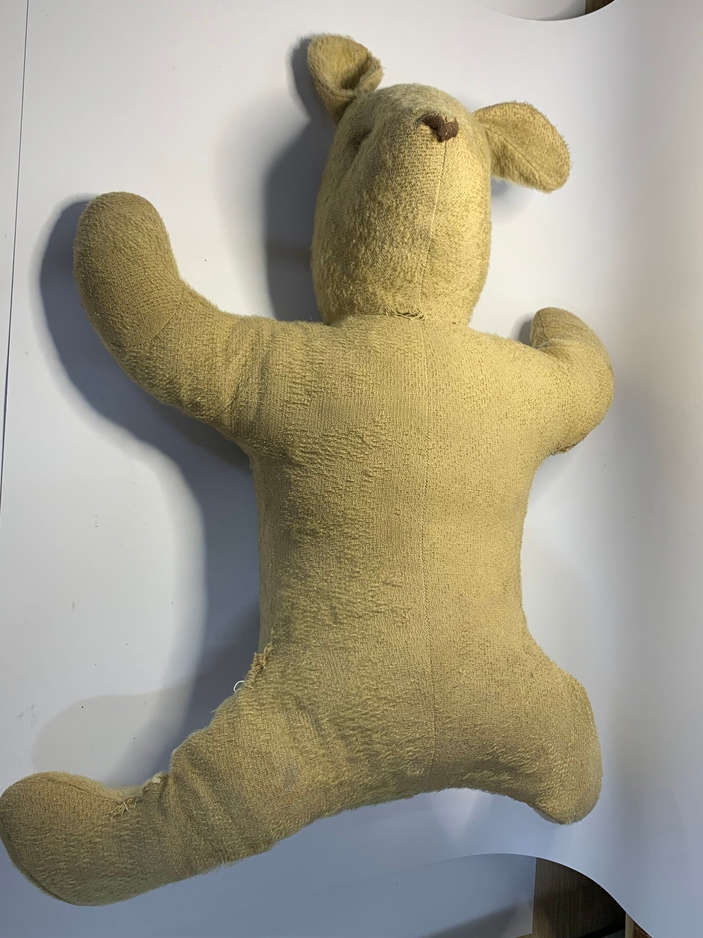 Rare Antique Hessian/Burlap Teddy Bear - Early 1900s