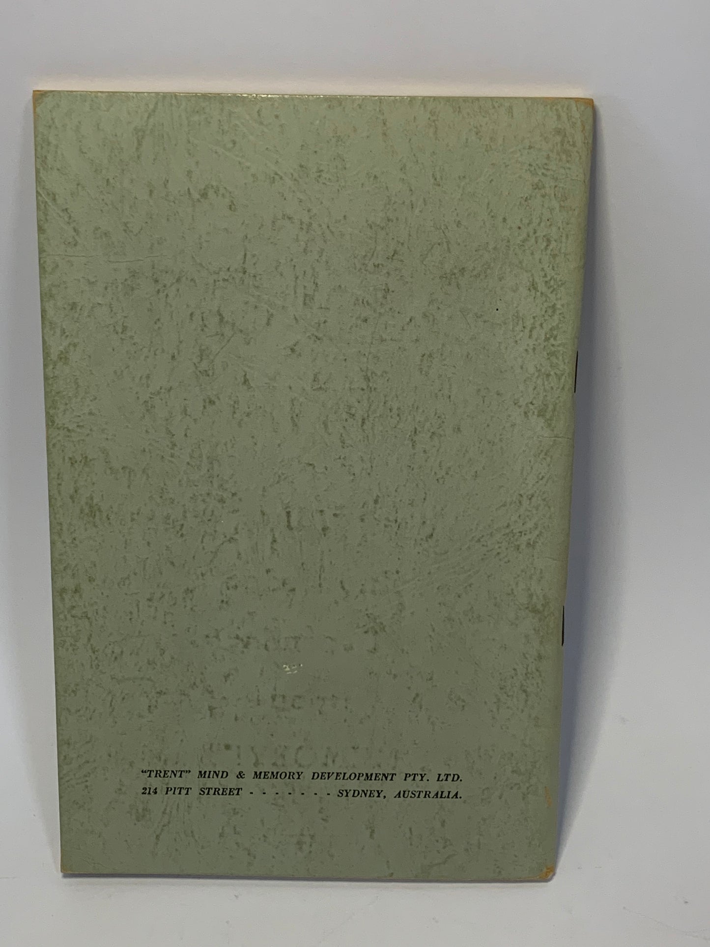 “Lecture No. 1- An Introduction” from the “Trent Mind and Memory Development” course by W. Langford-Penny, published in 1962 in Australia