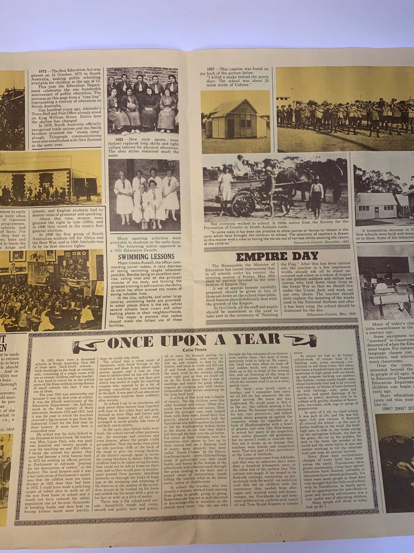Historical publication called “Centenary Times” from Adelaide, South Australia