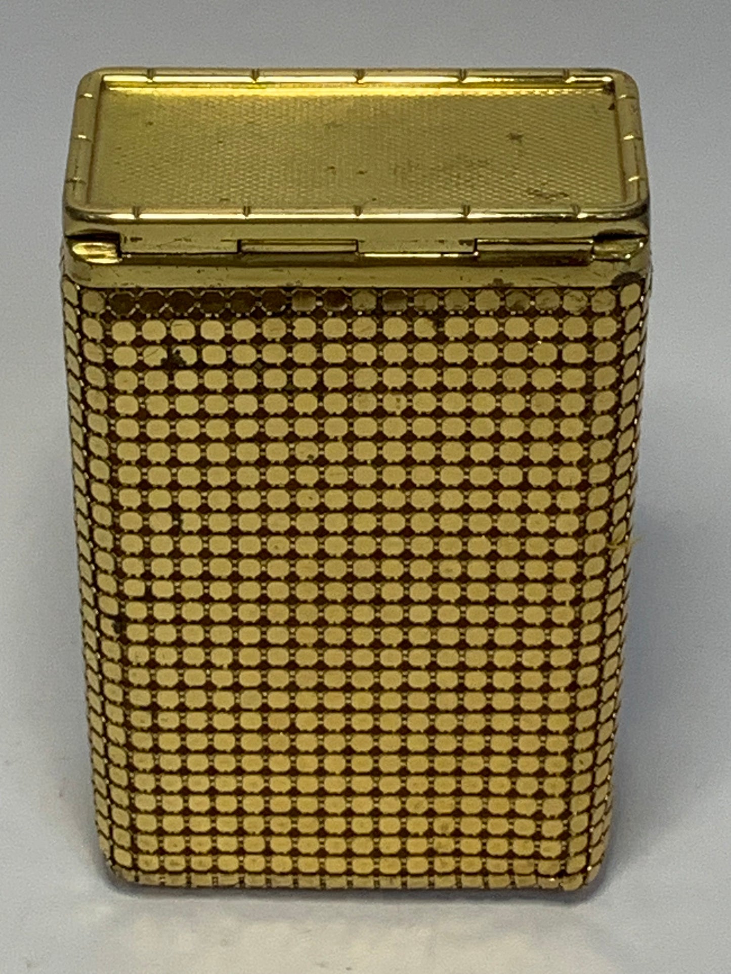 Vintage gold tone metal Cigarette Case