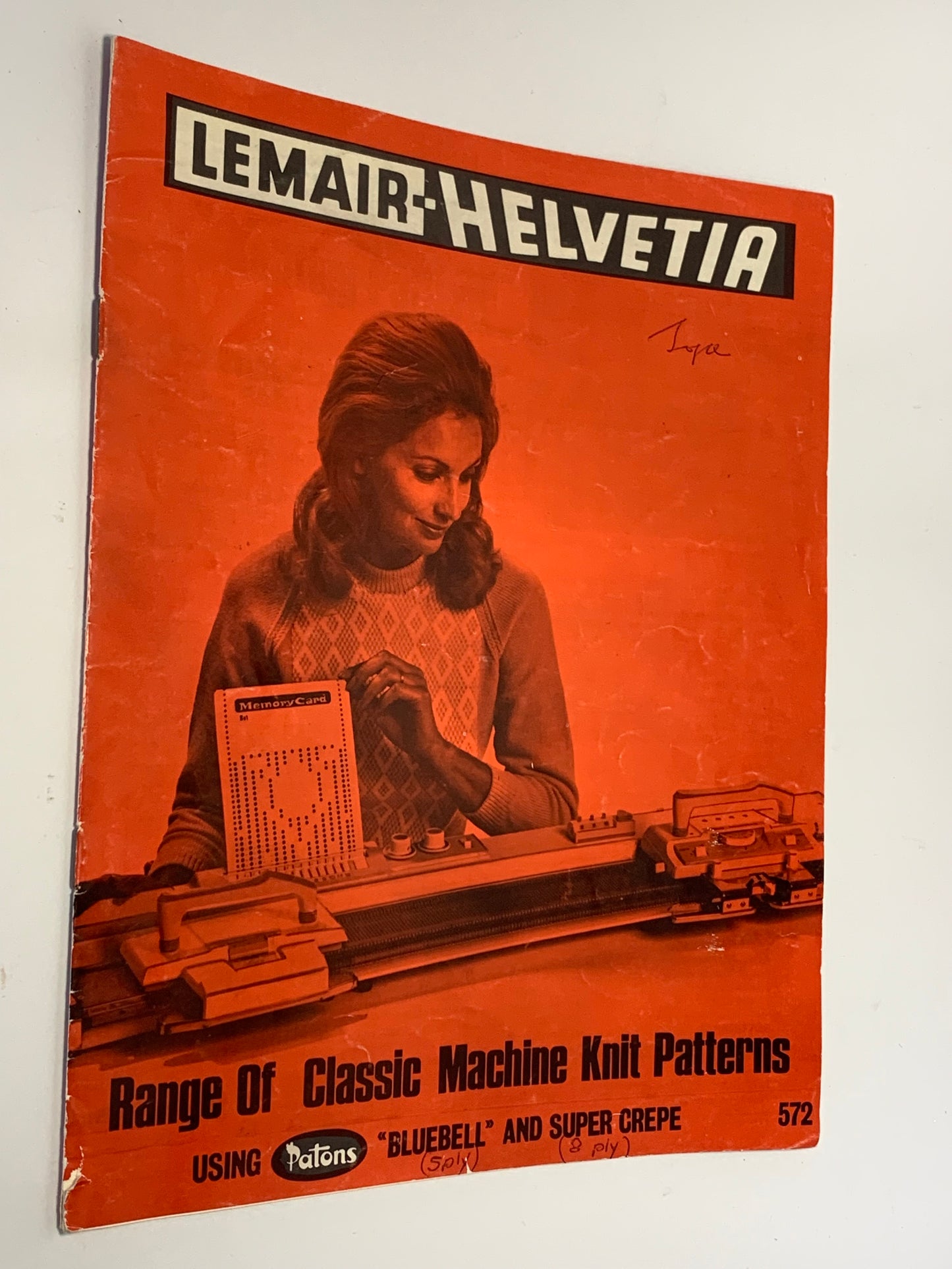 Vintage Lemair-Helvetia knitting pattern brochure from the 1970s