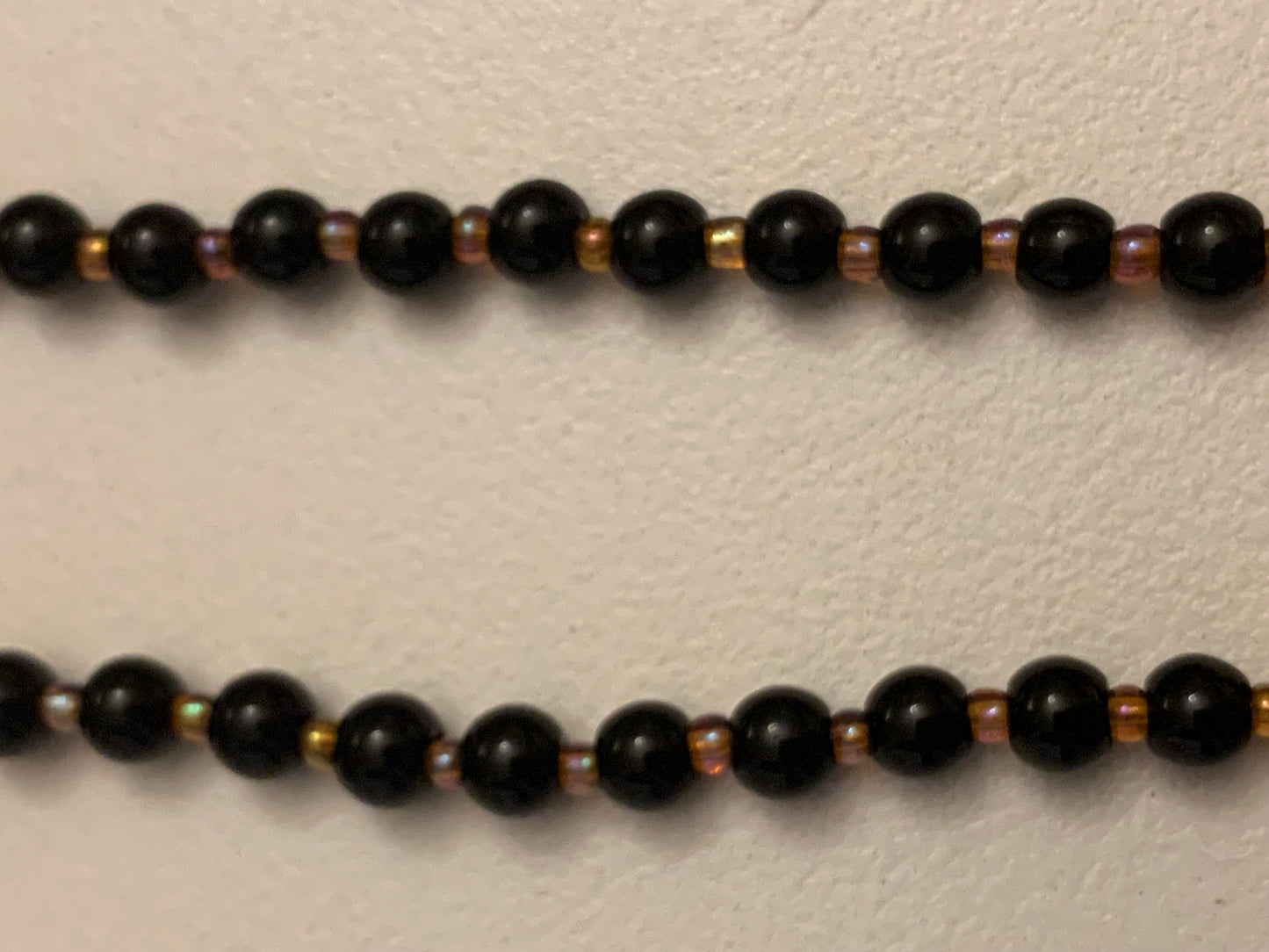 Long Tiger’s Eye and Amber Multi Stone Necklace
