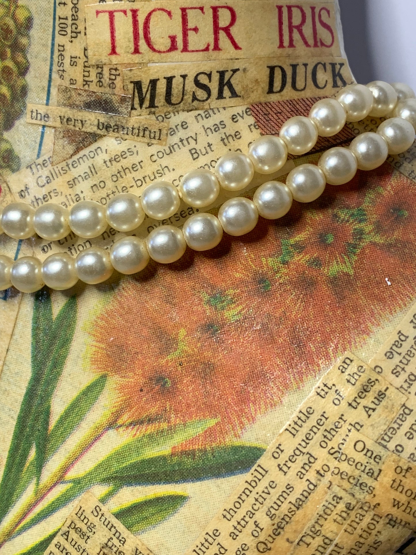 Vintage Czechoslovakian Double Strand Pearl Necklace