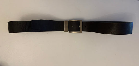 Black Genuine Leather Belt by Buckle made in Australia