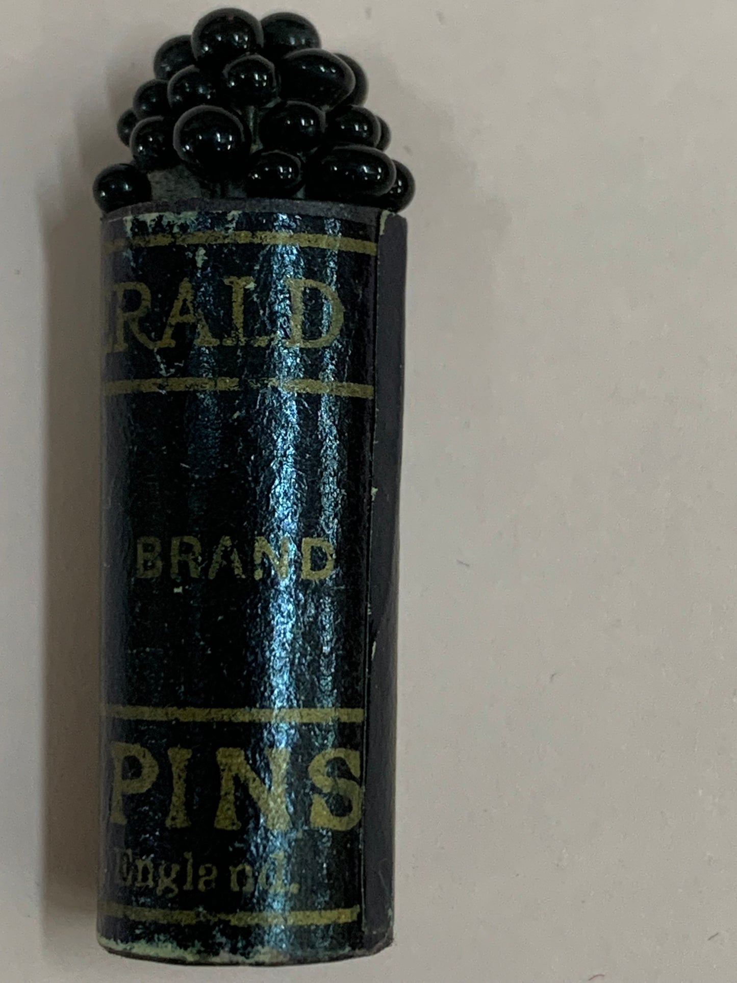 Vintage set of Emerald Brand Berry Pins made in Redditch, England
