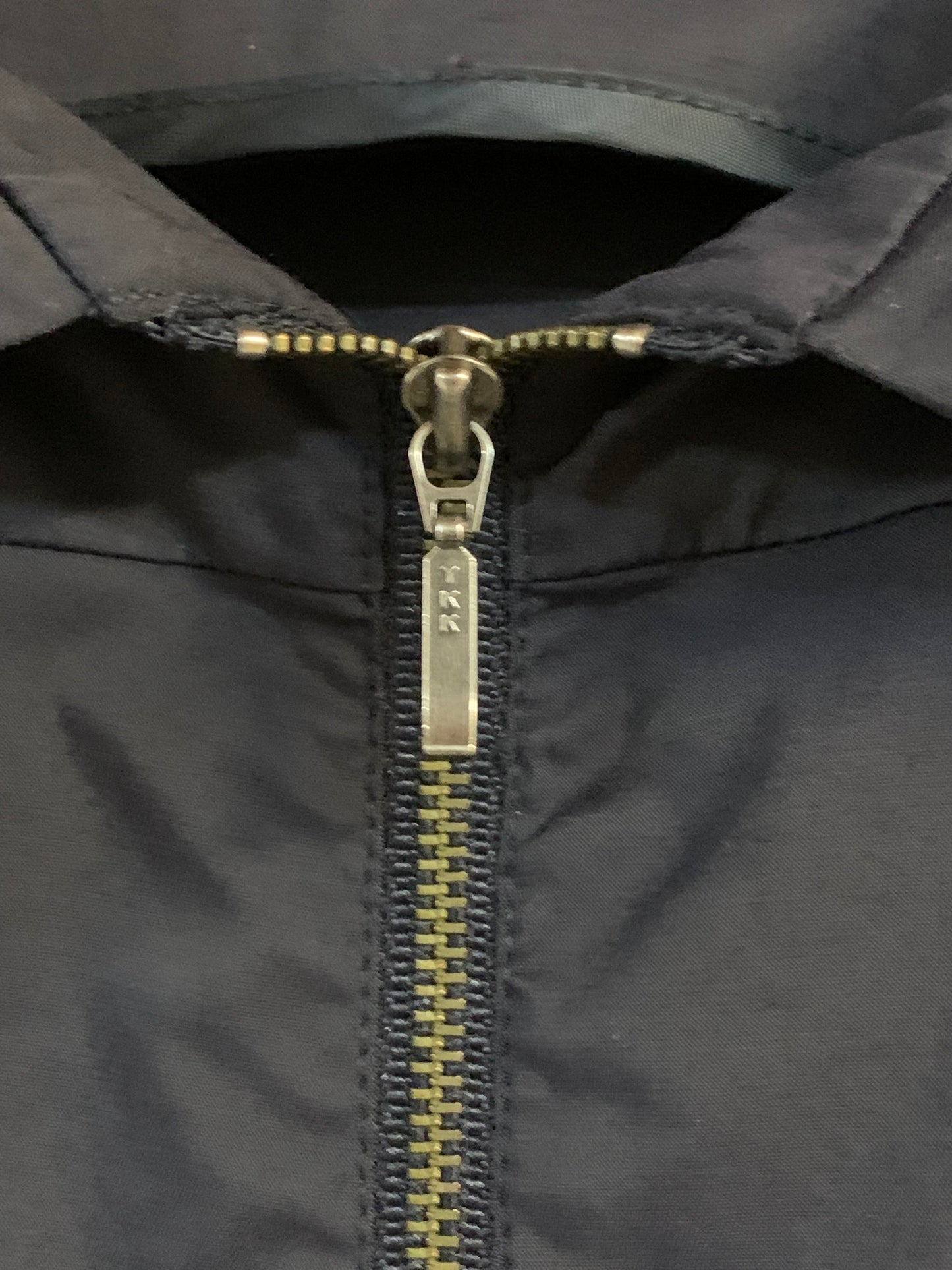 Maggie T Navy Blue Zip front Jacket - Size 18