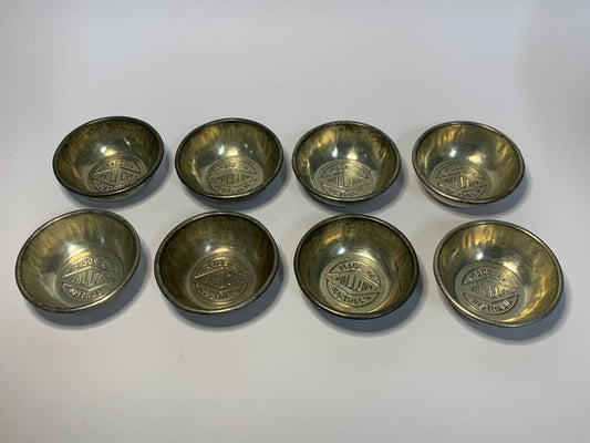 Vintage Australian Willow Tart Tins- set of 8