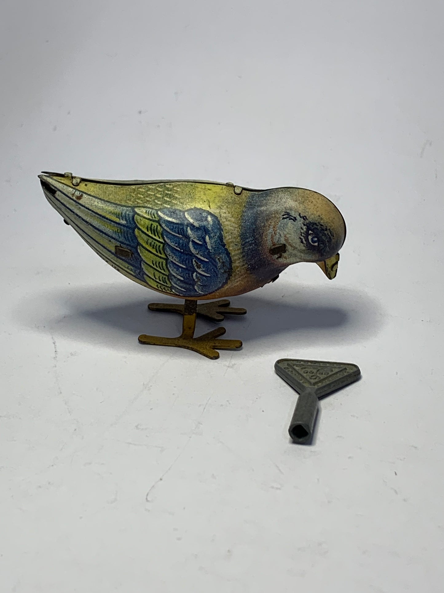 Vintage Tin Triang/Minic Wind up Toy Bird