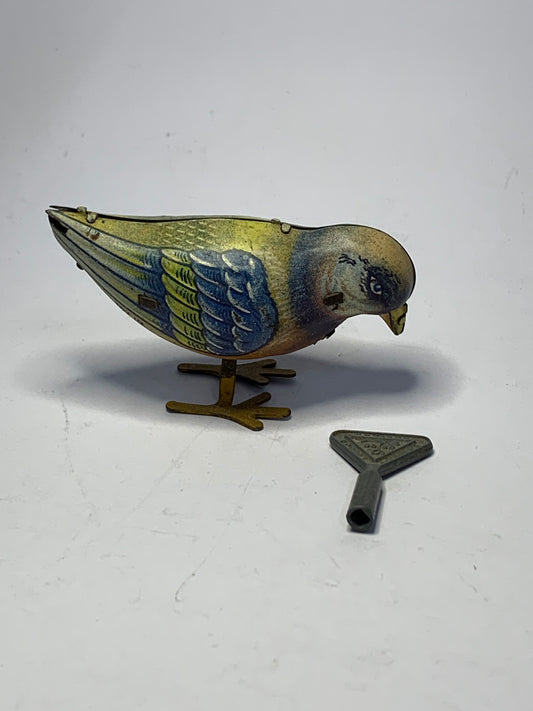 Vintage Tin Triang/Minic Wind up Toy Bird