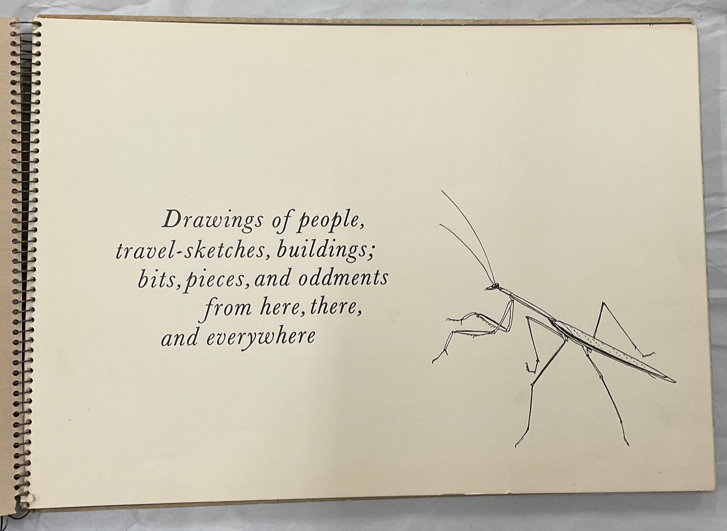 Hal Missingham – Sketch Book (1954, Signed Limited Edition, No. 587/650)