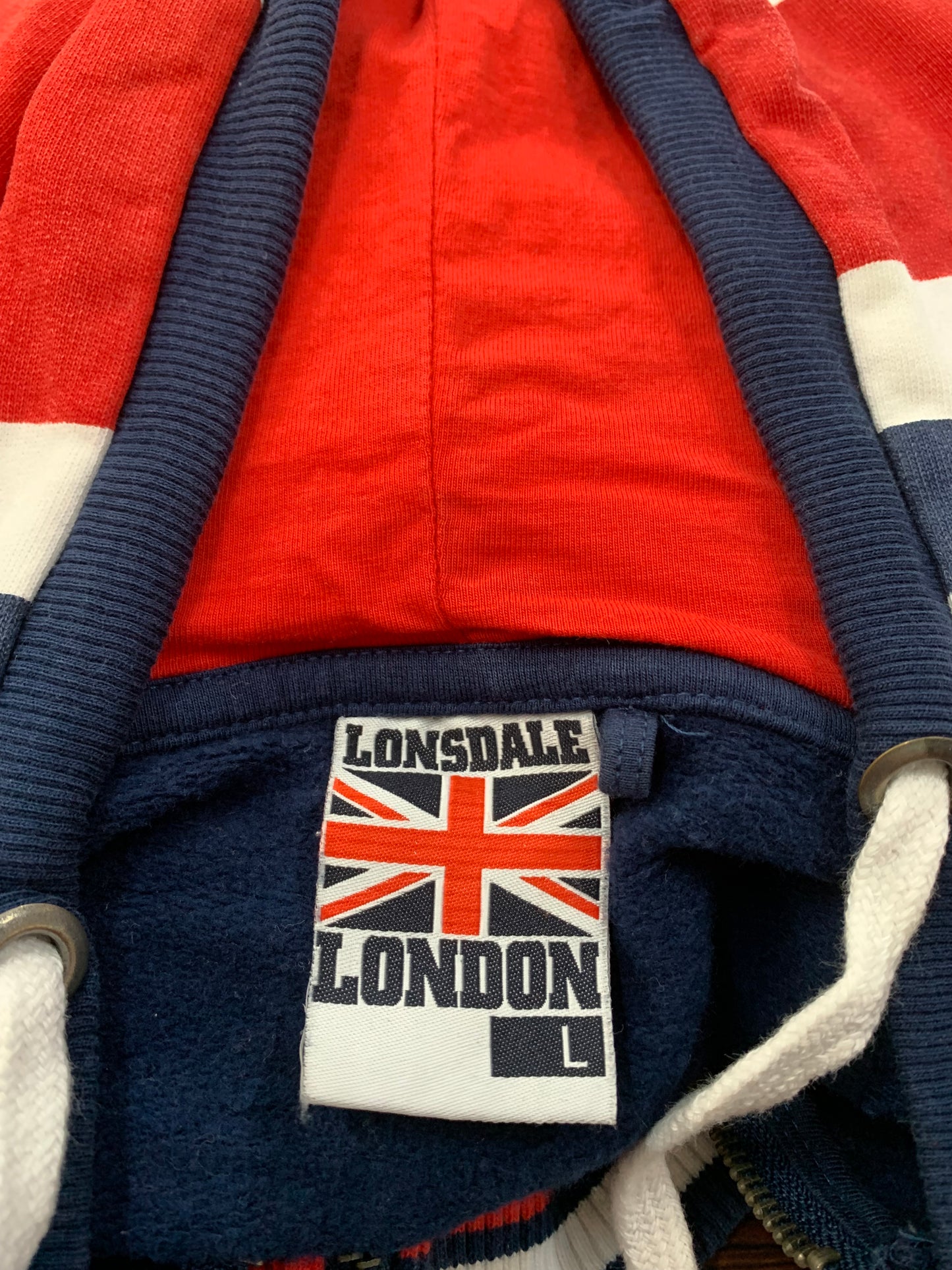 Lonsdale London Zip-up Hoodie - Size L