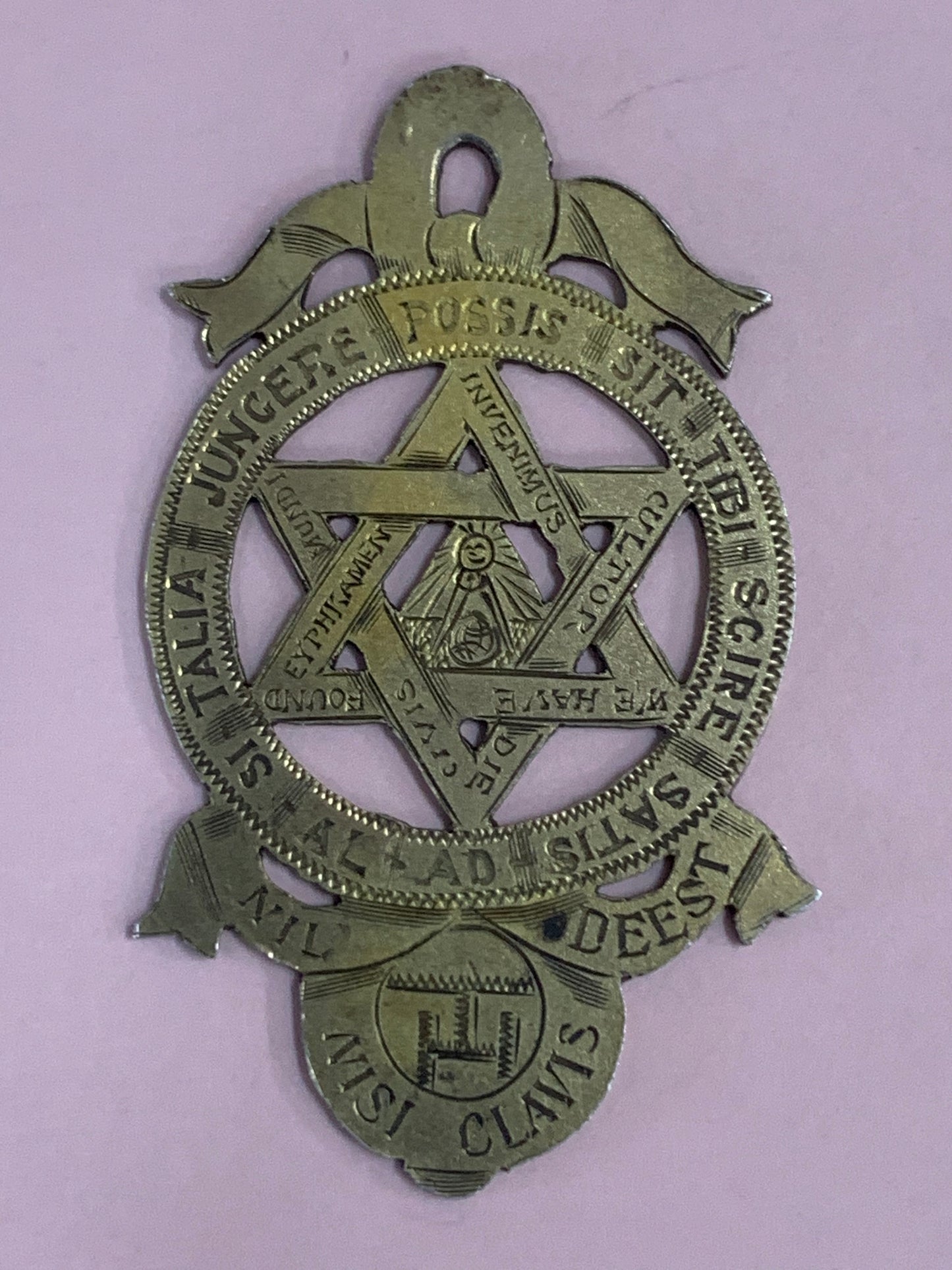 Vintage Masonic Medallion/Badge from early to mid 20th century