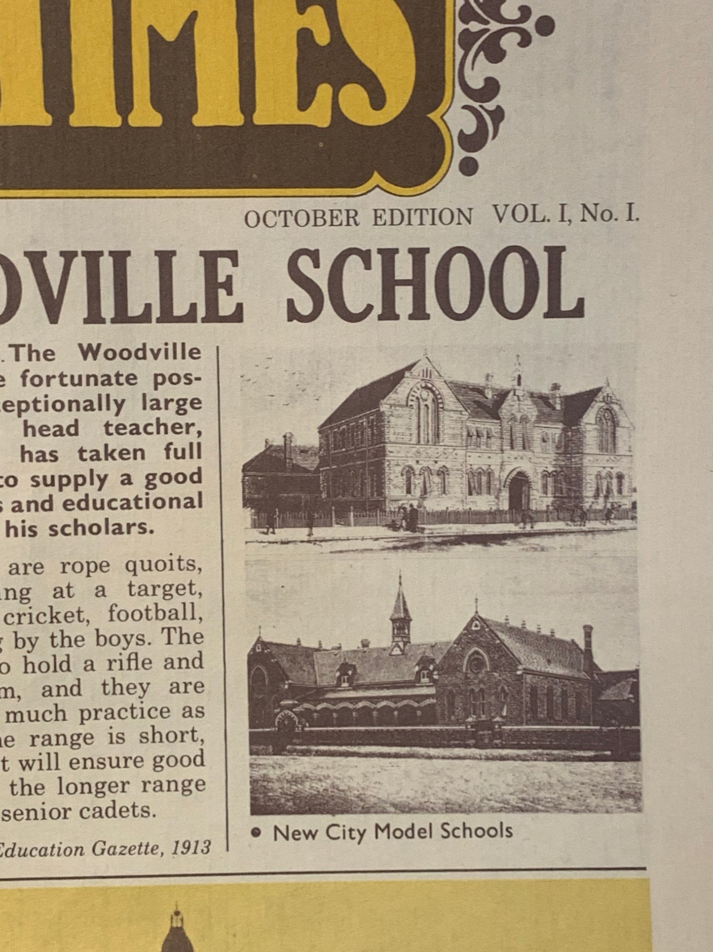 Historical publication called “Centenary Times” from Adelaide, South Australia