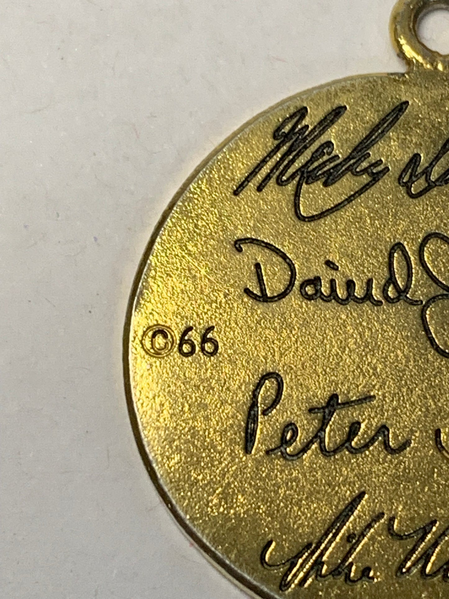 Vintage 1966 Monkees promotional Charm/Pendant