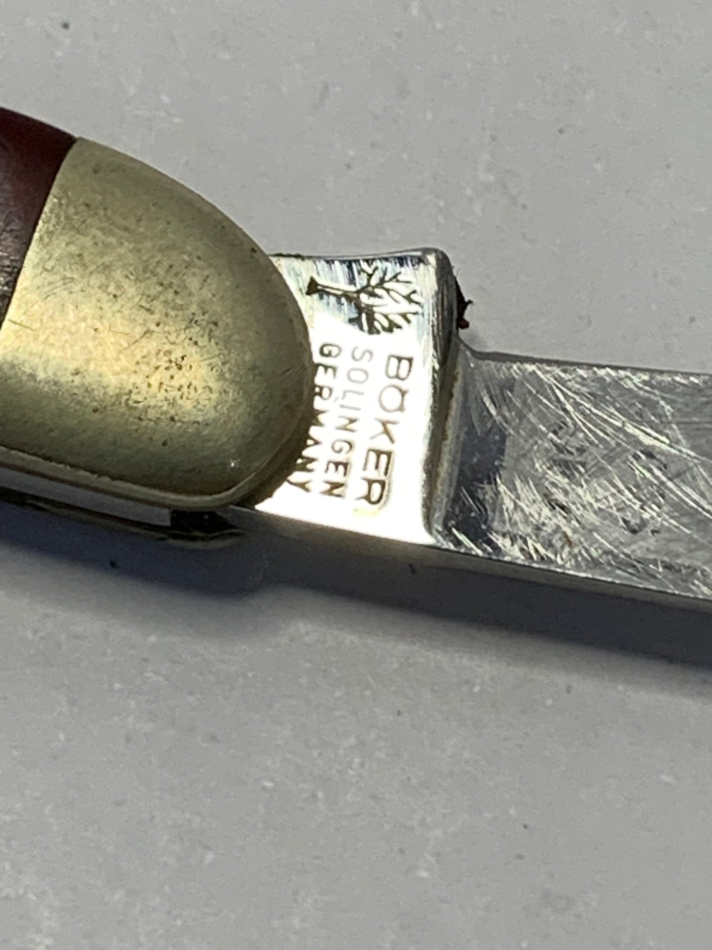 Vintage Boker Solingen Germany two-blade folding pocket knife