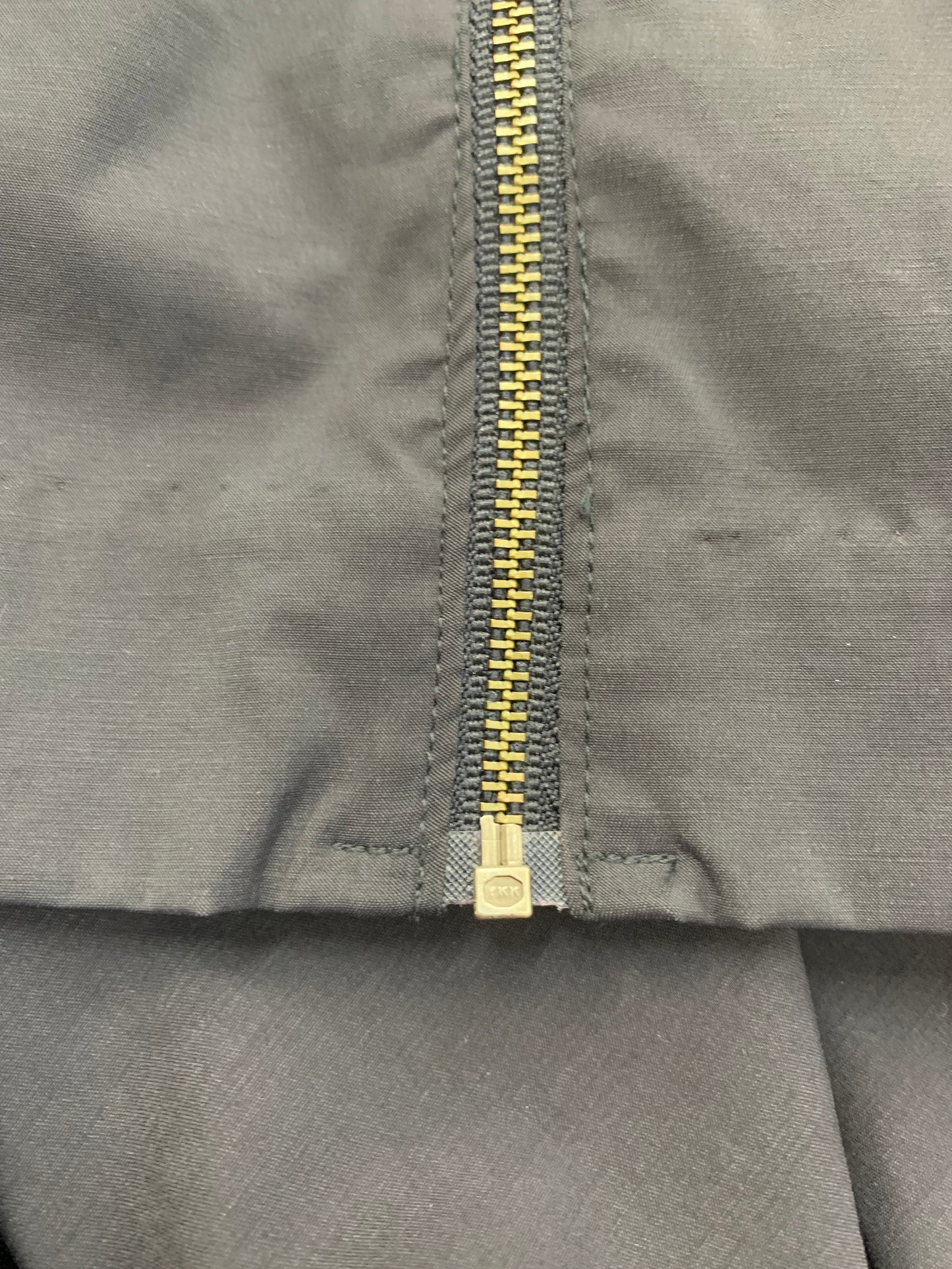 Maggie T Navy Blue Zip front Jacket - Size 18