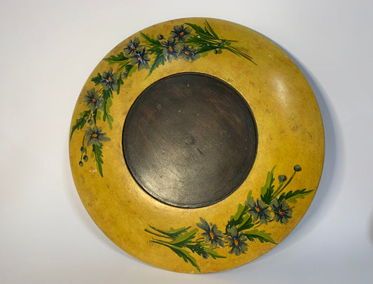 Vintage Handcrafted Hand-painted Wooden Bread/Cheese Board