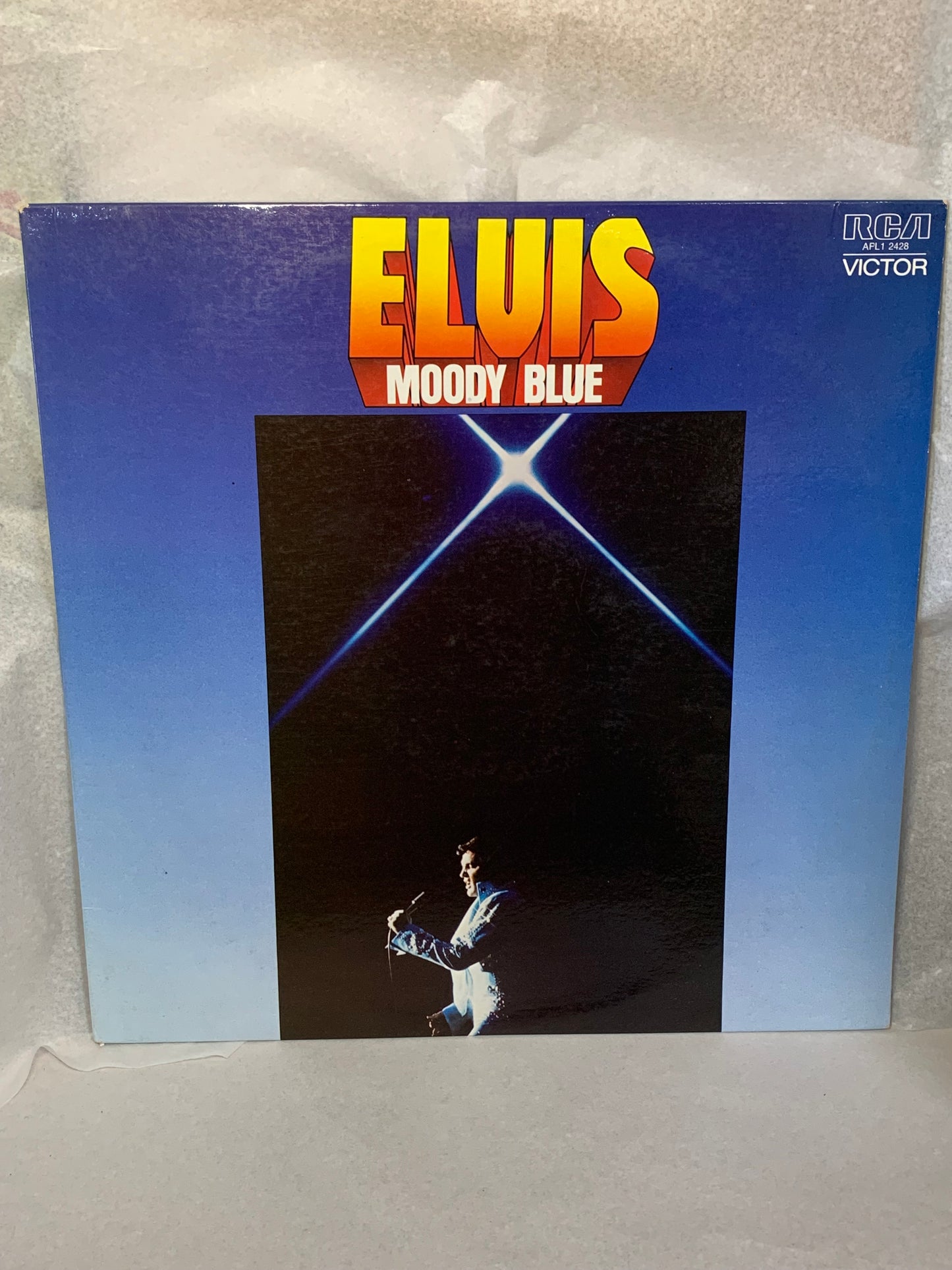 Elvis Presley – Moody Blue LP, RCA Victor, APL1-2428, 1977