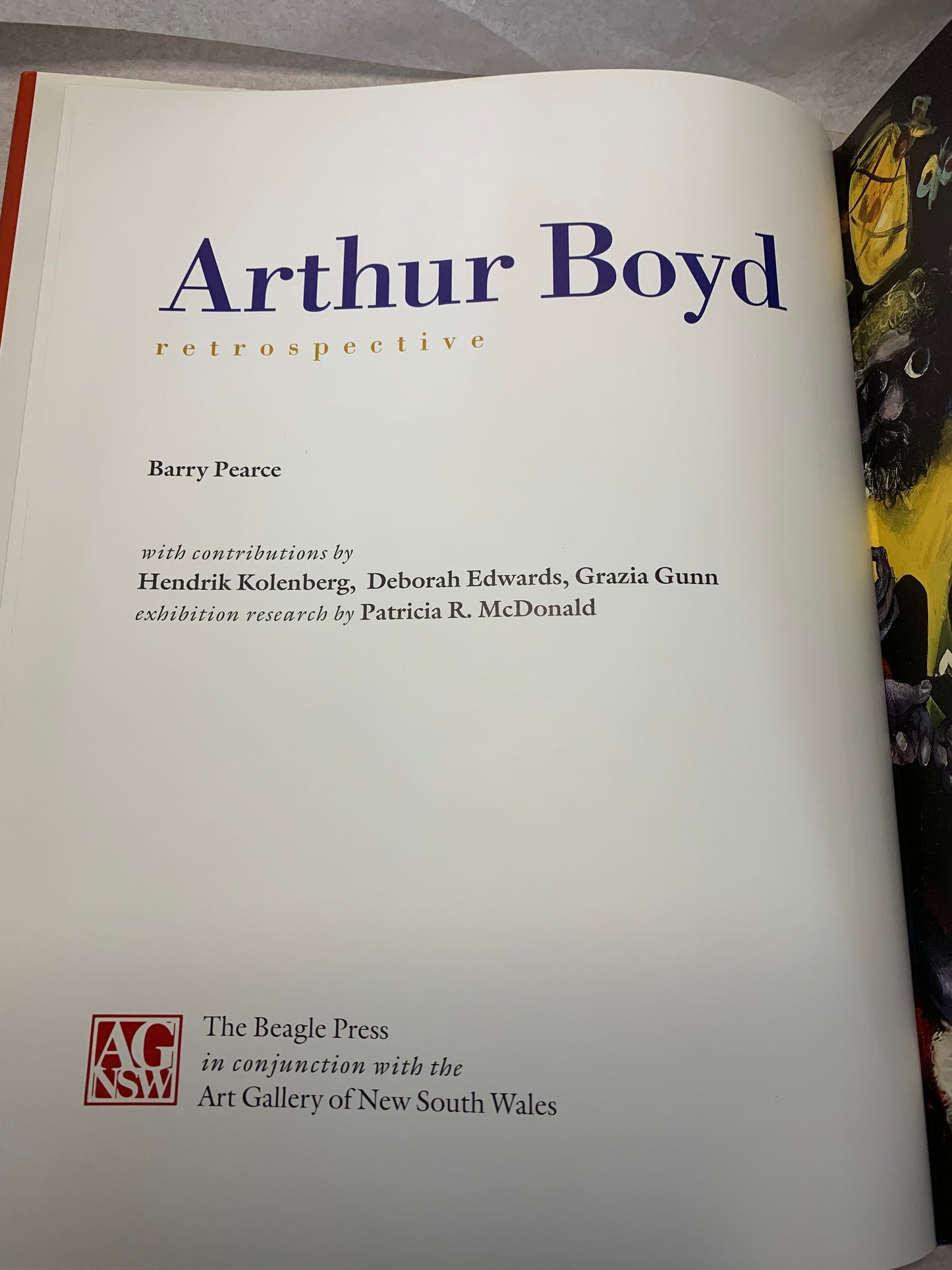 Arthur Boyd: Retrospective — Barry Pearce (Hardcover, 1994, 2nd Edition)