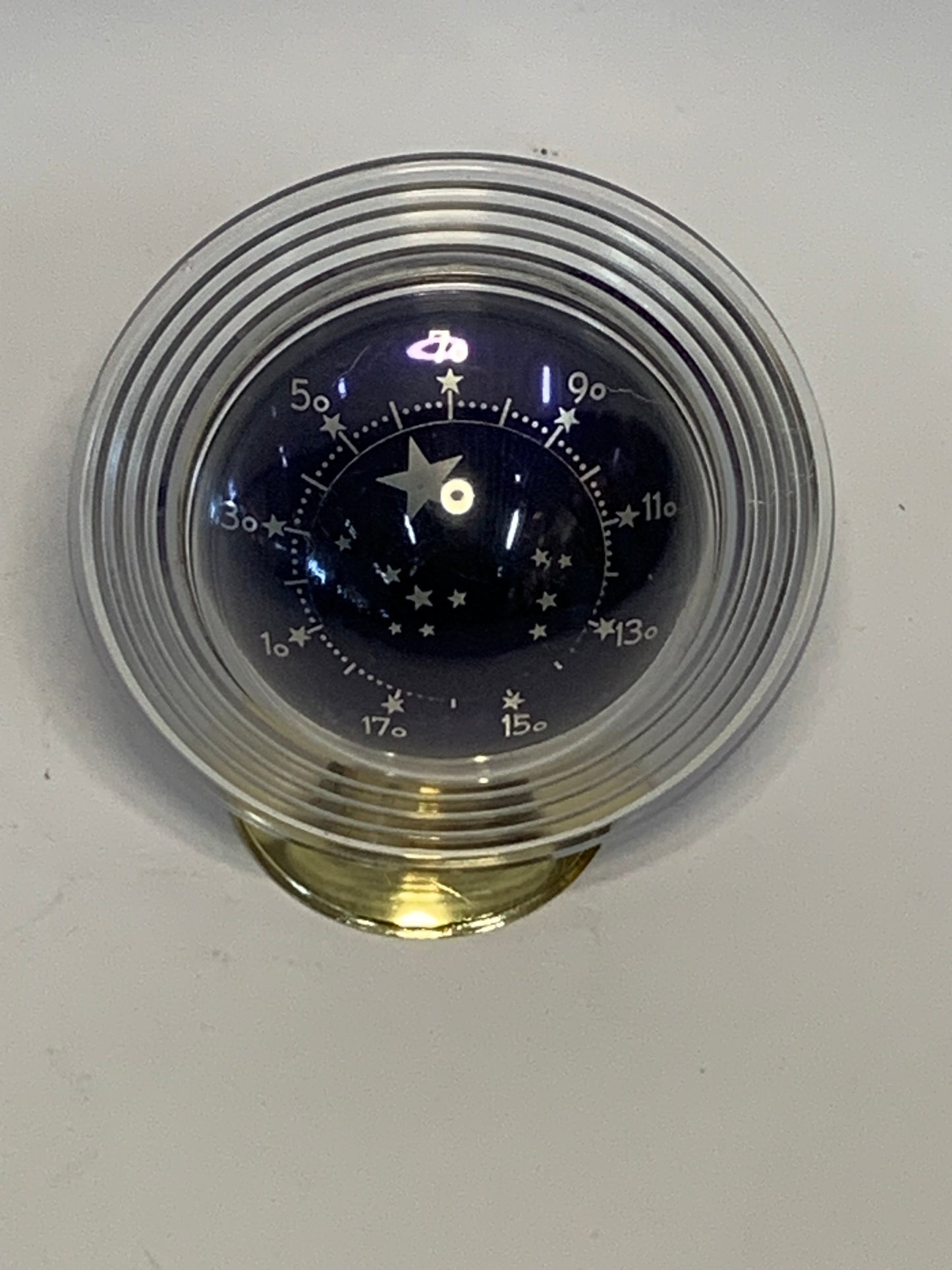 Vintage French Planet Desk Thermometer