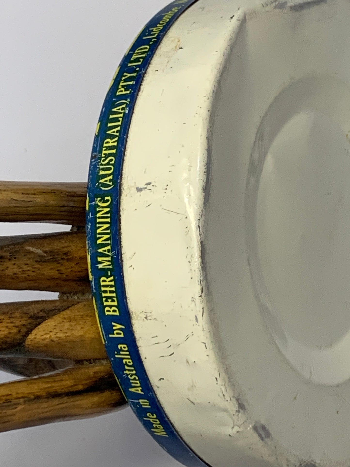 Vintage Bear Brand Cellulose Tape Tin from the mid 20th century