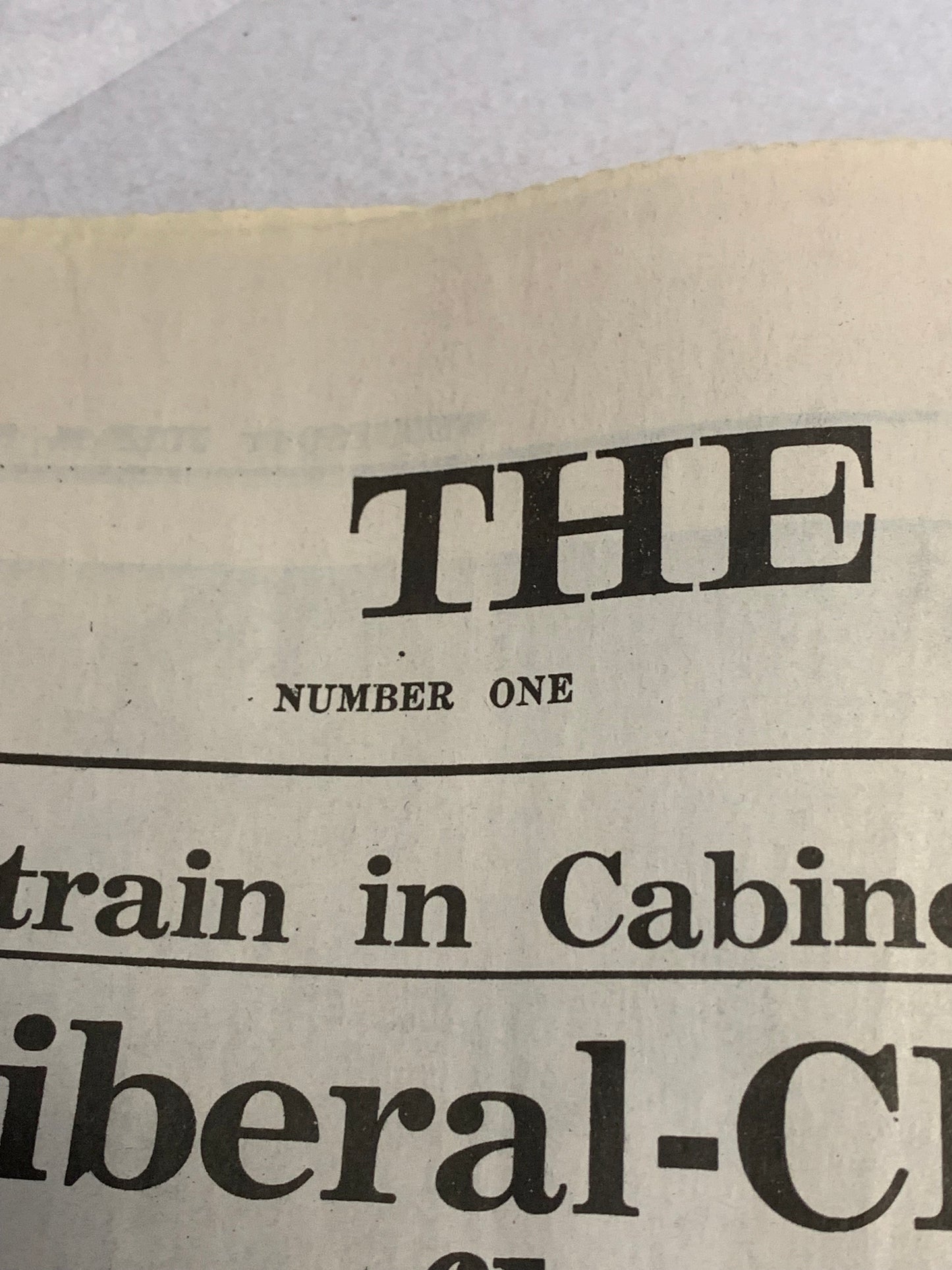 The Australian — Number One, Wednesday July 15, 1964. This is the very first edition of The Australian, founded by Rupert Murdoch as Australia’s first national daily newspaper (only the third national newspaper in the country’s history).
