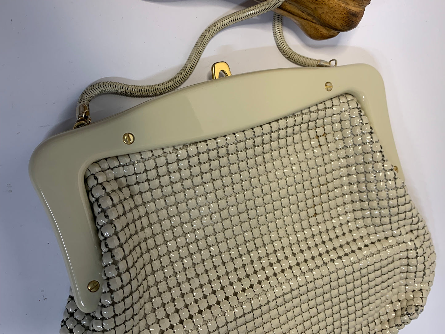 Vintage Australian Glomesh Metal Mesh Evening Bag with Original Box