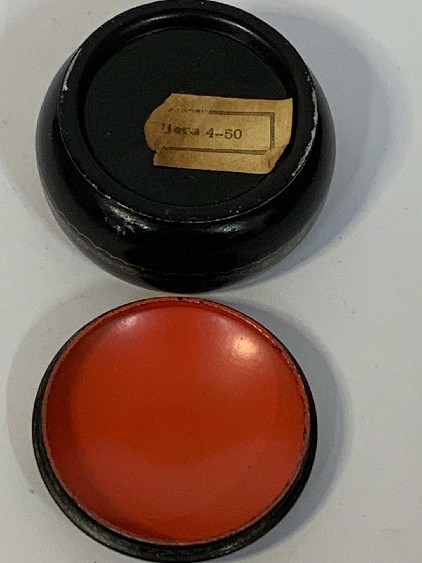 Russian Metal Tole Bowl with Traditional Lacquerware-Style Painting