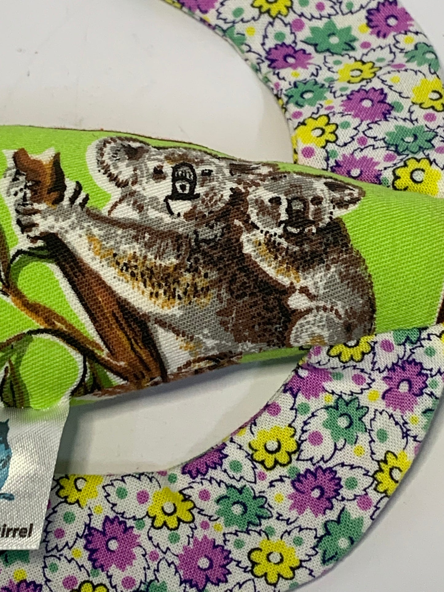 Toy Rabbit made from recycled vintage tea towels