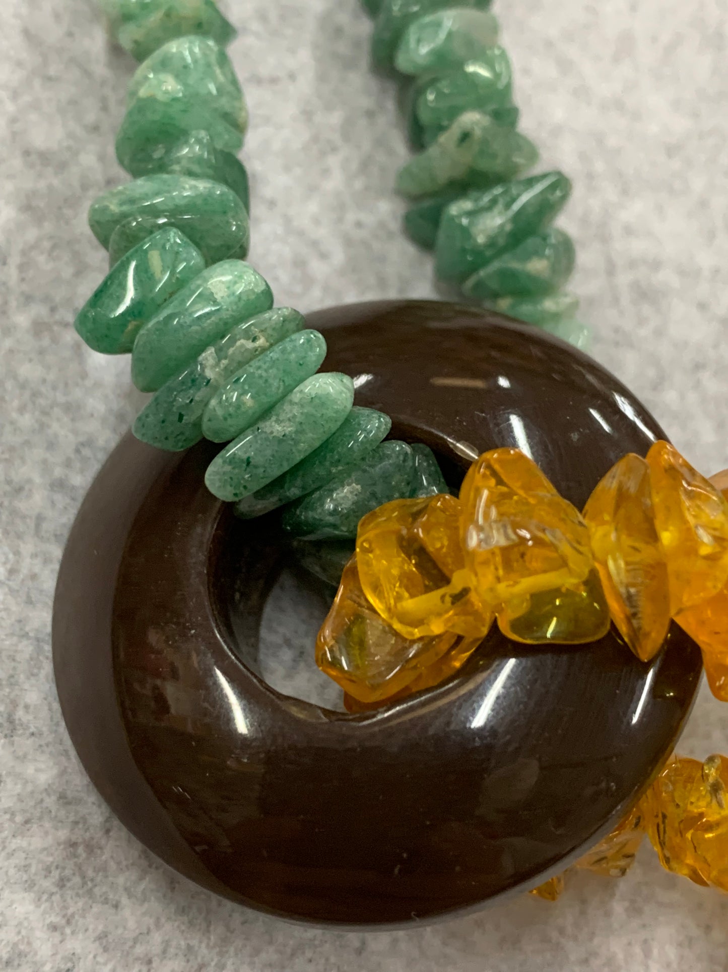 Vintage 1970s Bohemian style beaded belt