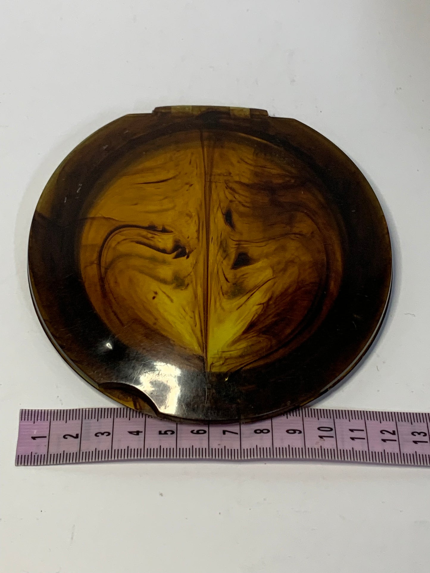 Dover USA Vintage Plastic Compact Mirror - Faux Tortoiseshell