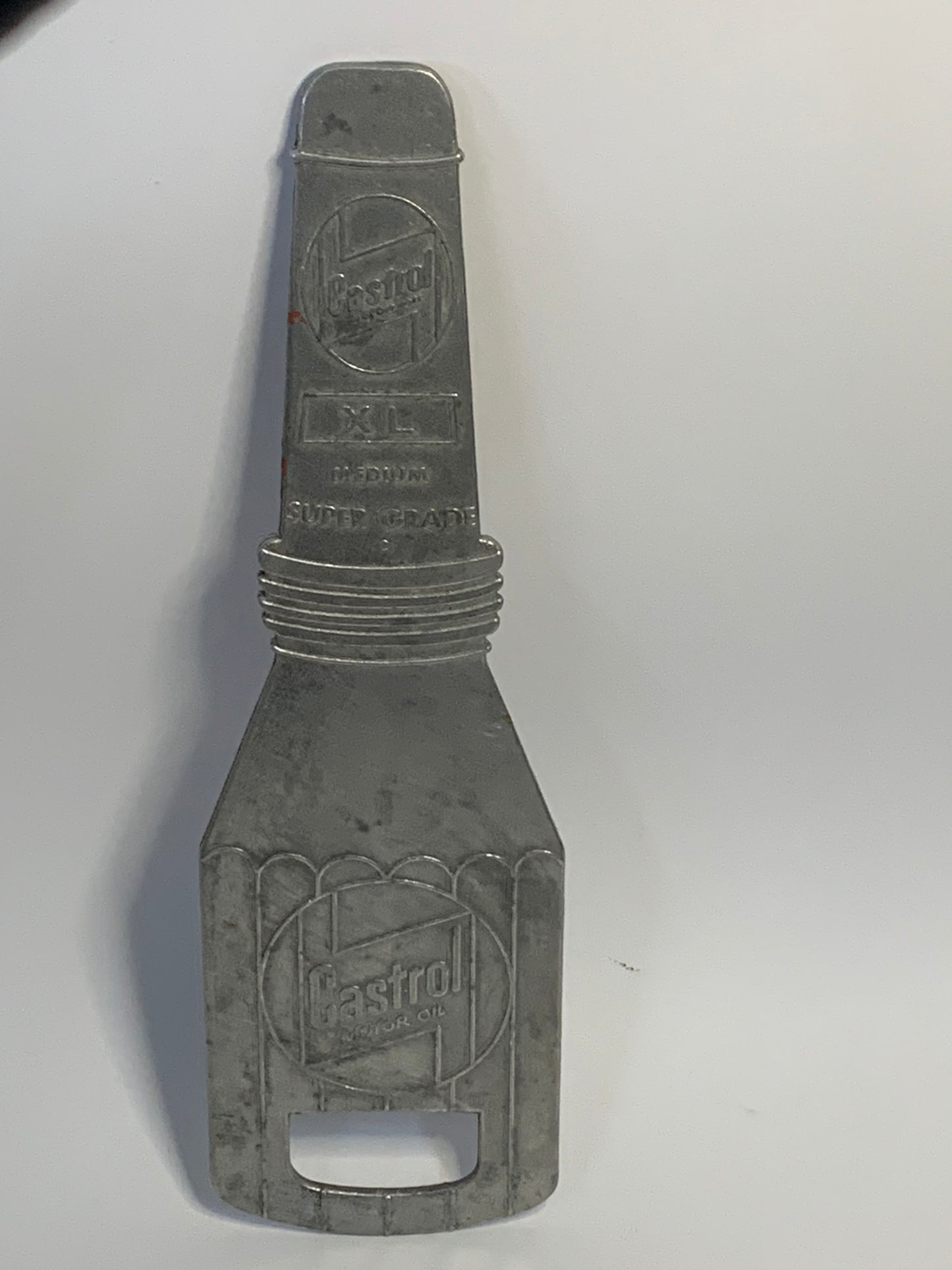 Vintage Castrol Motor Oil advertising bottle opener