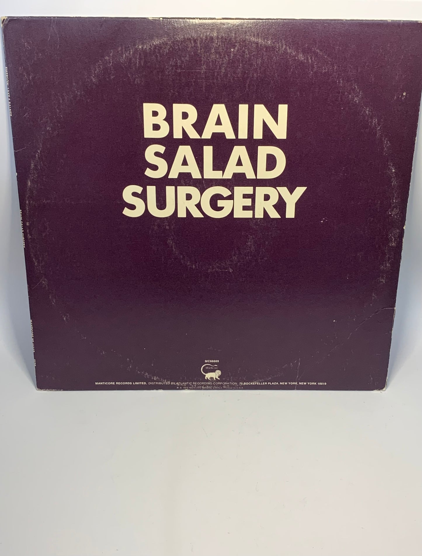 Emerson, Lake & Palmer - Brain Salad Surgery (1973) - Original US Pressing Vinyl LP