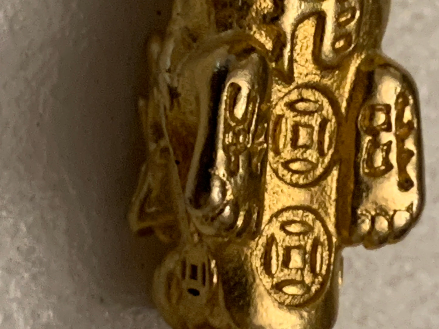 Chinese Dragon Bracelet- Gold tone metal