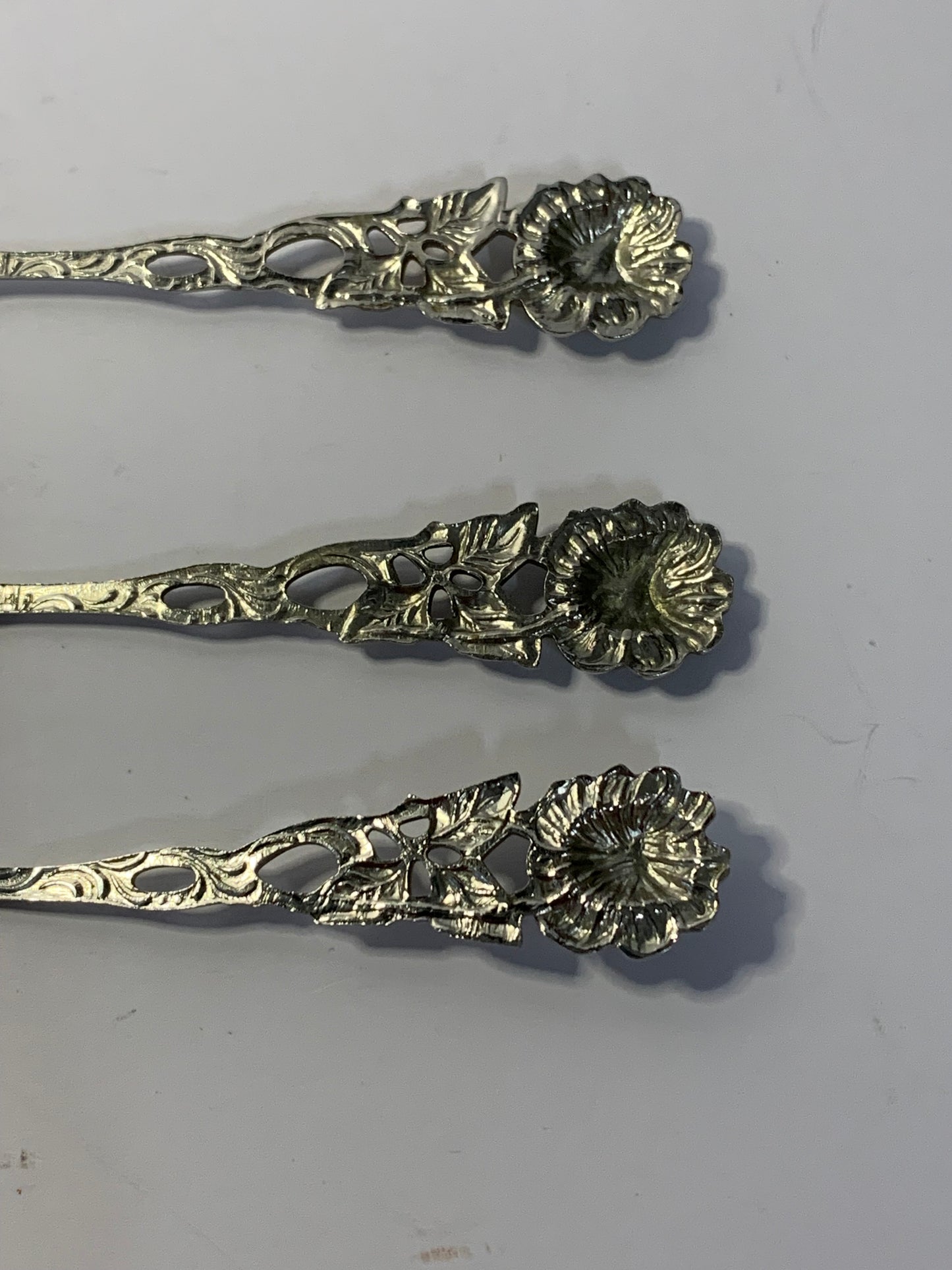 Vintage Silver German Spoons Set of 3