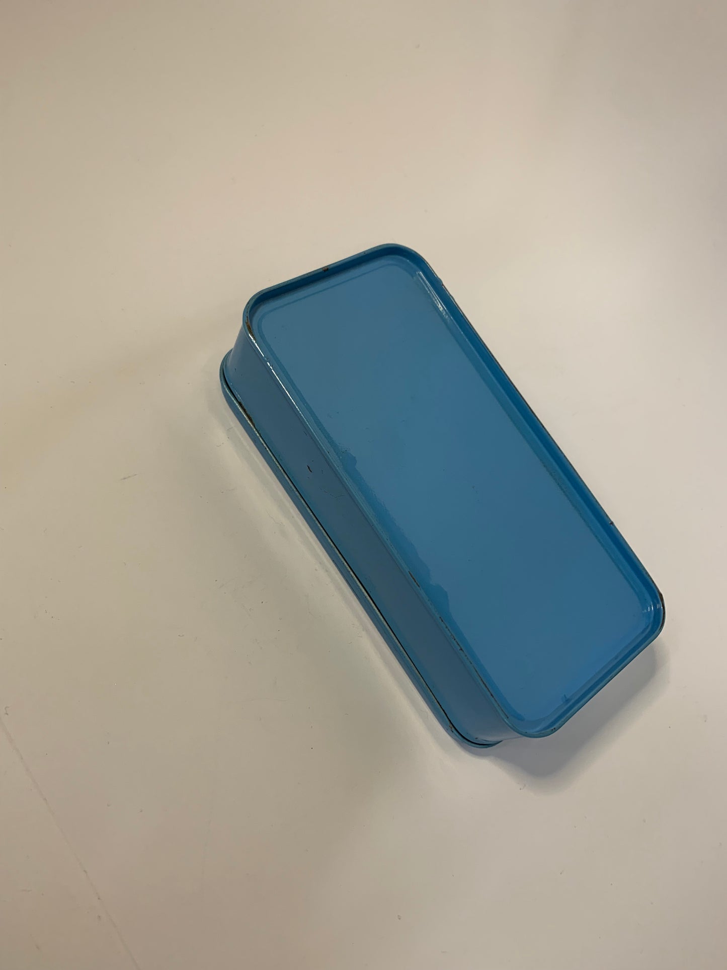 Vintage Sewing Machine Attachments Tin with attachments