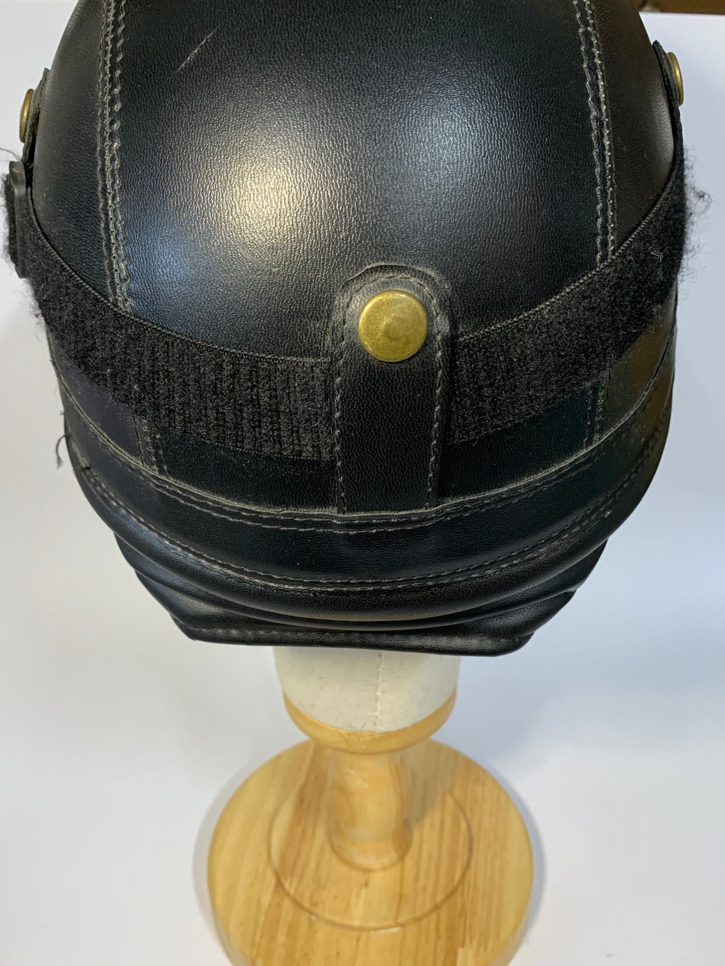 Vintage Costume Harley Davidson Helmet with Aviator Goggles