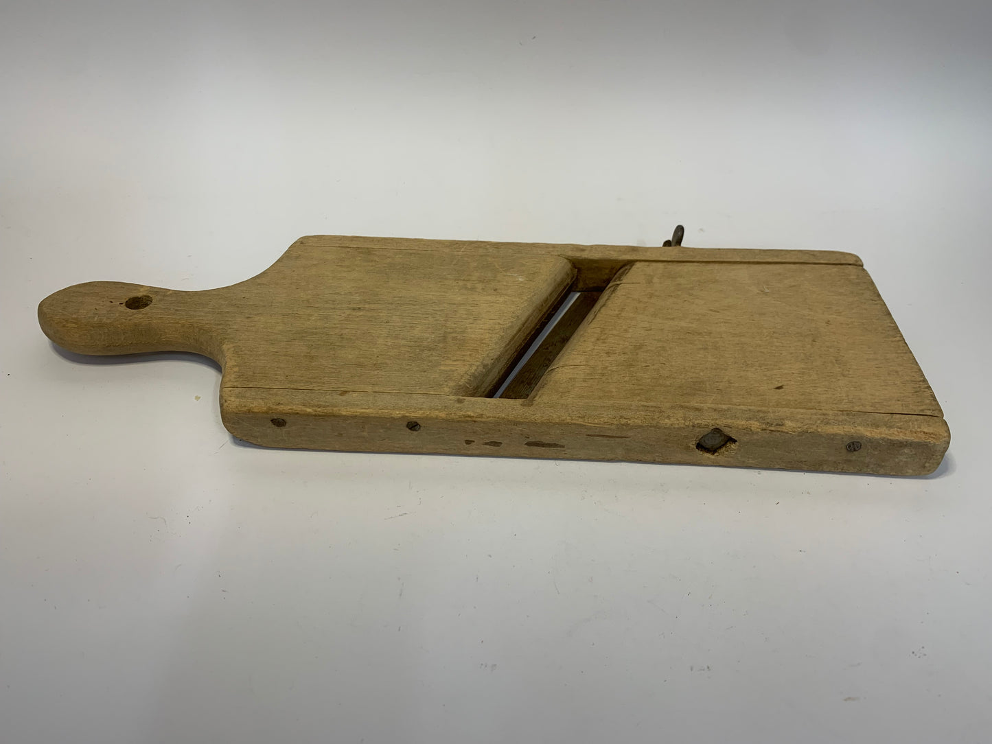Antique Wooden Mandoline Slicer - Vintage Kitchen Tool