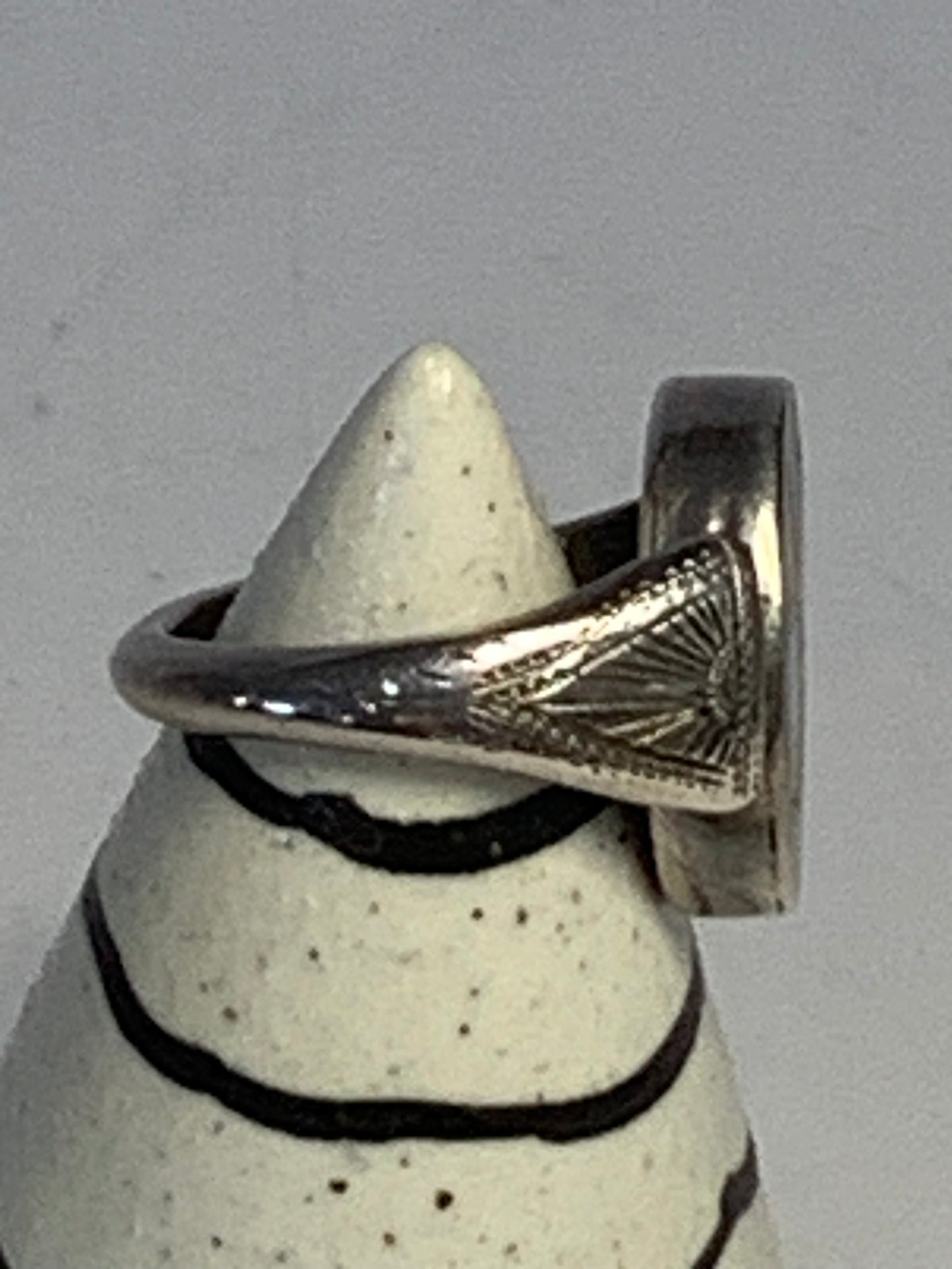 Vintage Sterling Silver reversible ring from Siam (now Thailand)