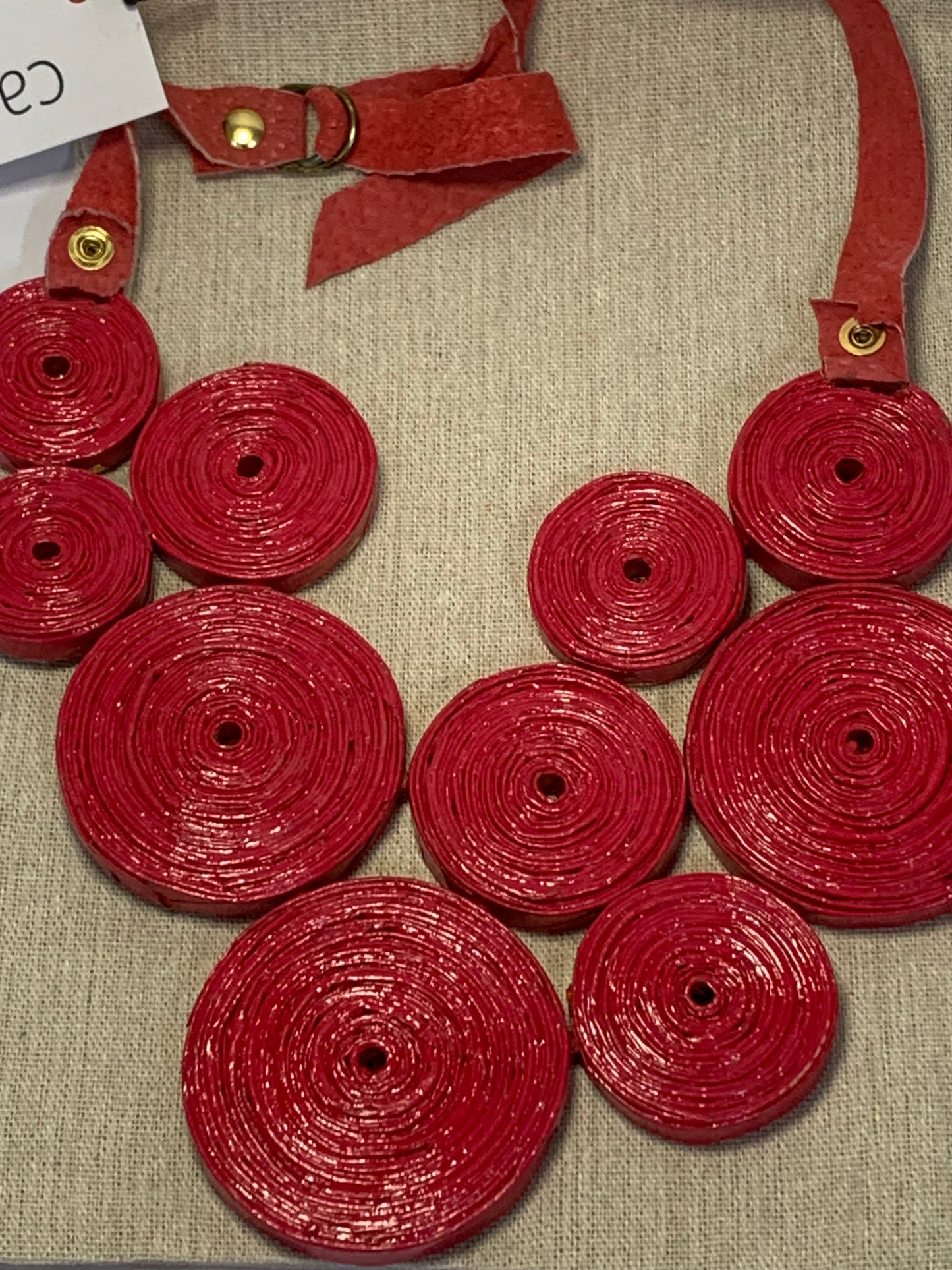 Caipora ethical upcycled necklace - BNWT and in original bag