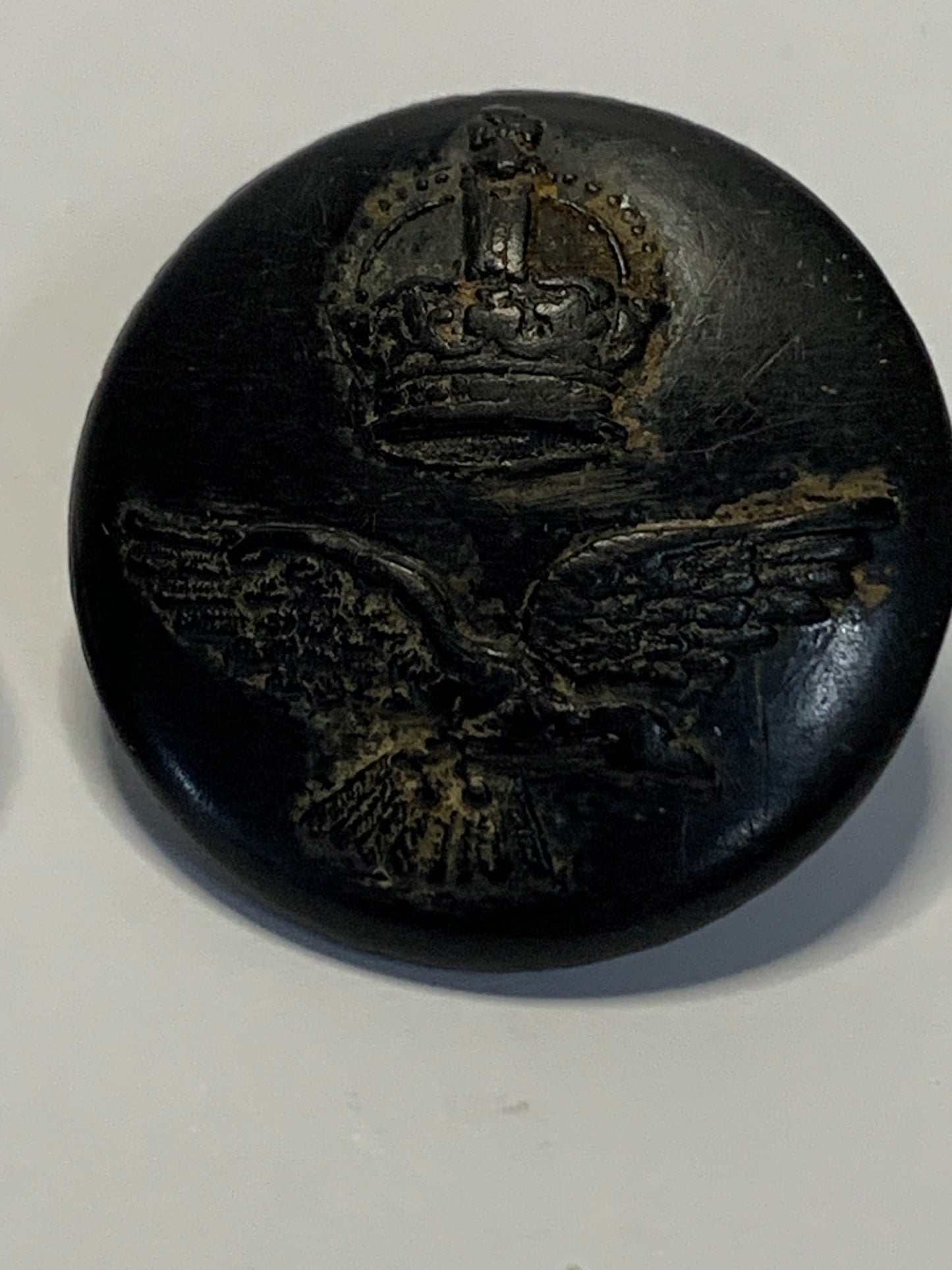 WW2 Bakelite Royal Air Force uniform Buttons set of 3