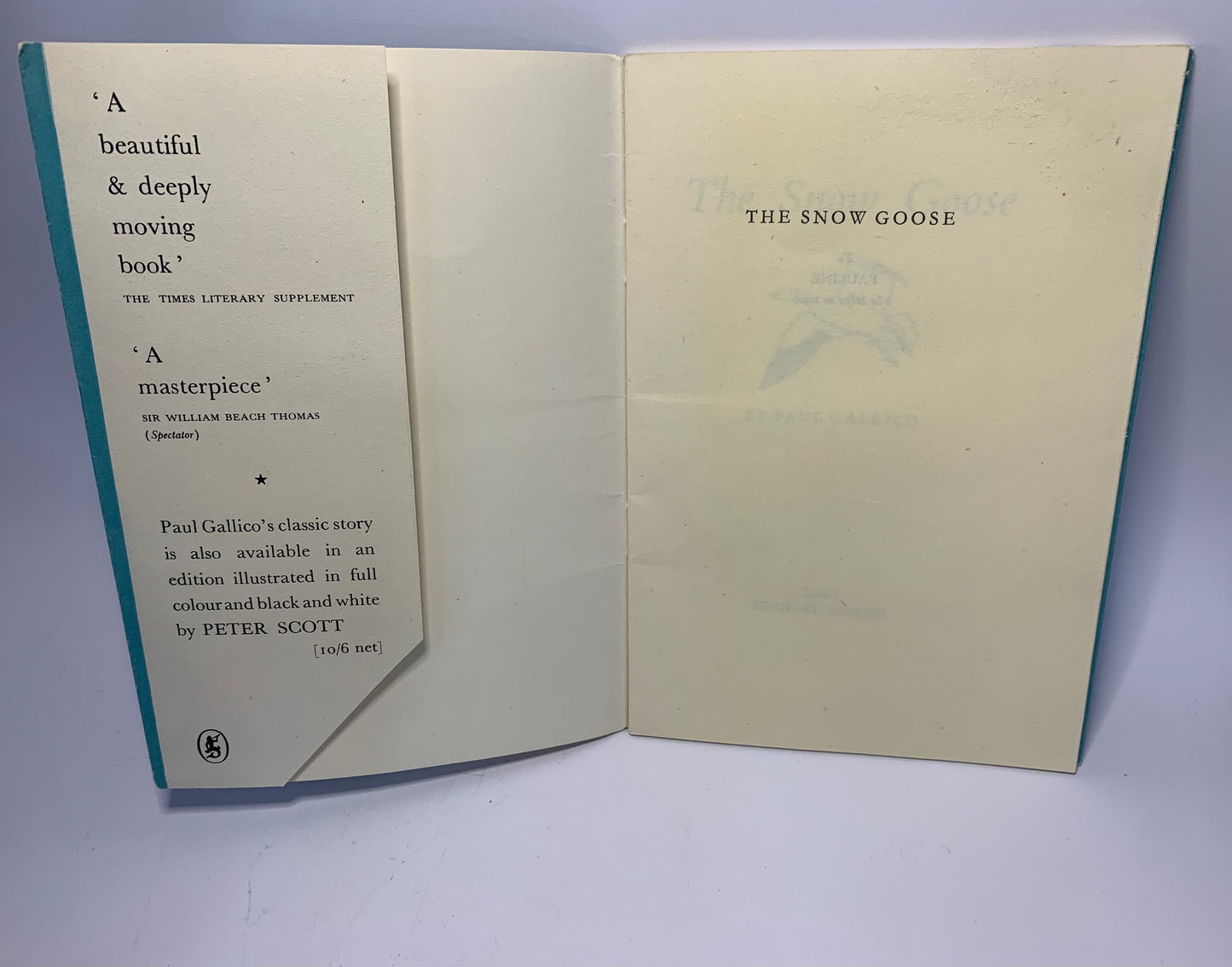 First Edition “The Snow Goose” by Paul Gallico (1951)
