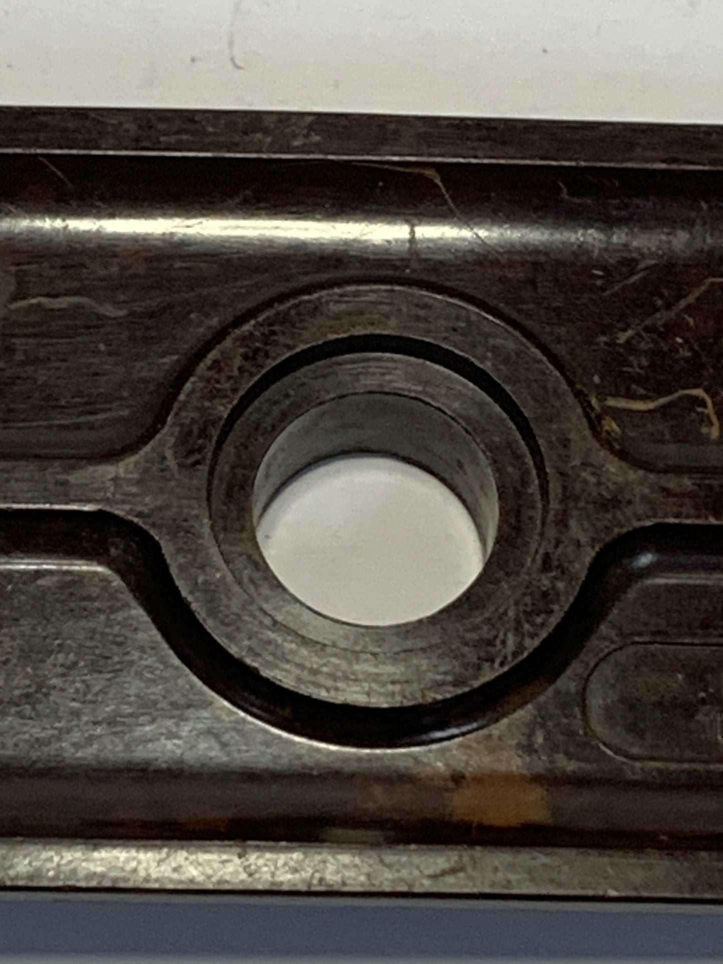 Authentic Vintage Bakelite Door Plate/Escutcheon - Made by Brolite in England