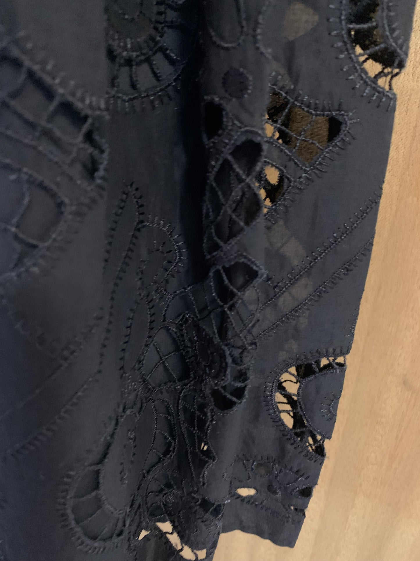 Liz Jordan Designer Collection Black Lace Detail Skirt - Size 18 NWT