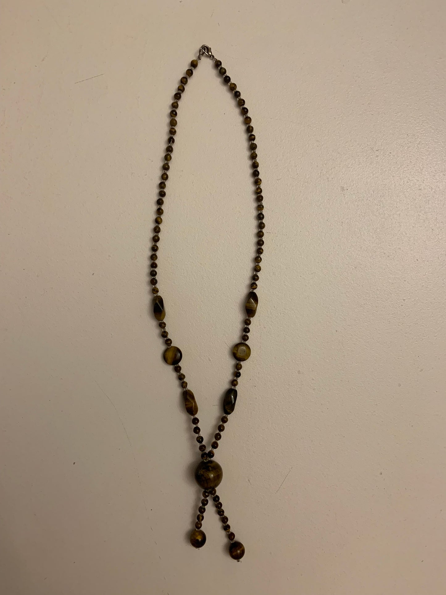 Tiger’s Eye Necklace with Tassel