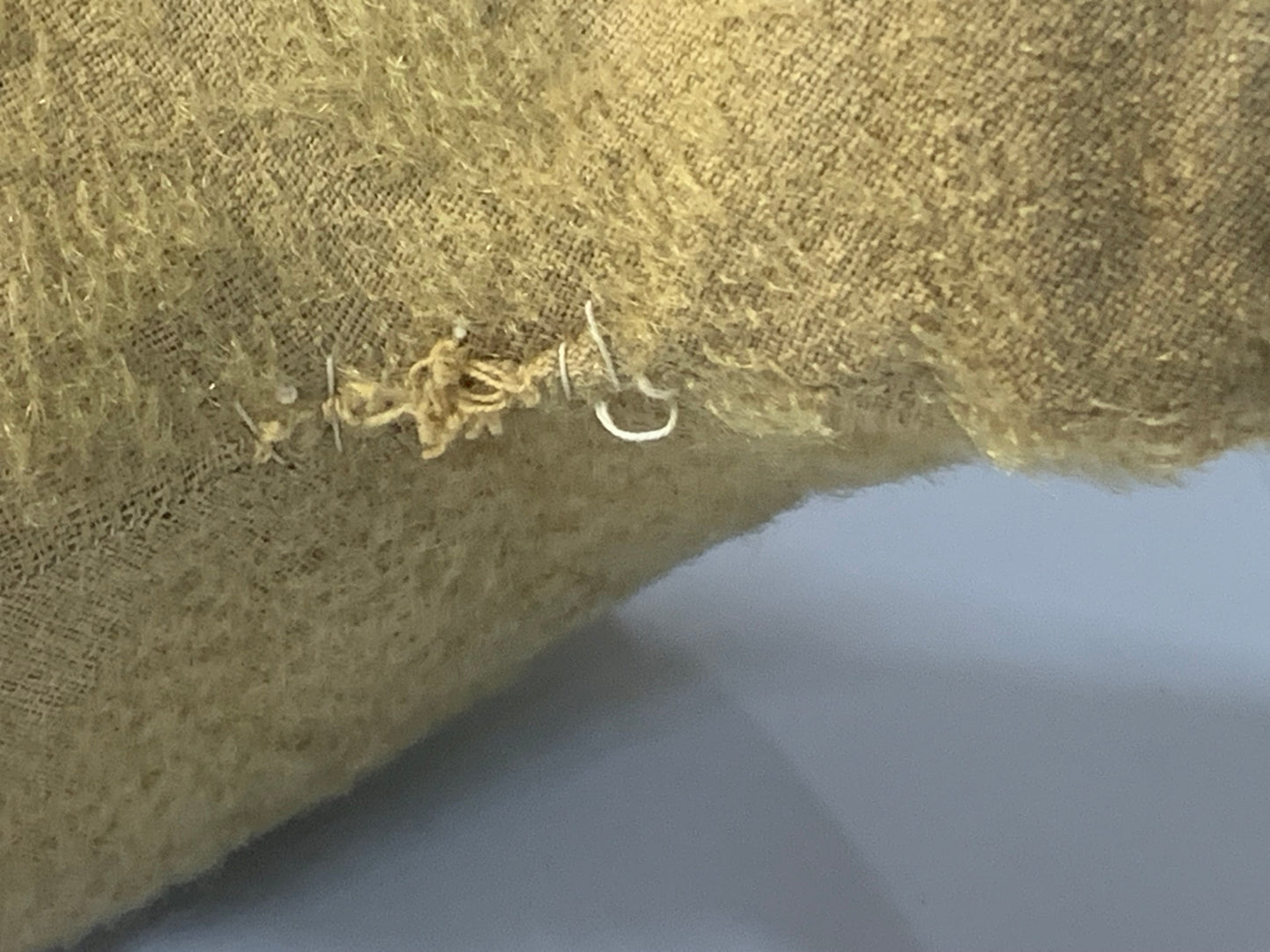 Rare Antique Hessian/Burlap Teddy Bear - Early 1900s