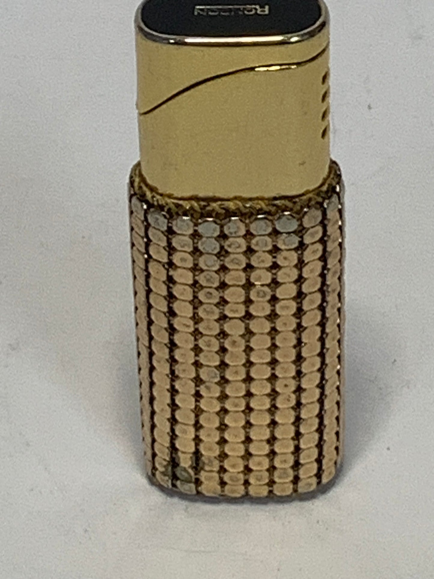 Vintage Ronson Lighter with Glomesh style metal mesh, made in Japan