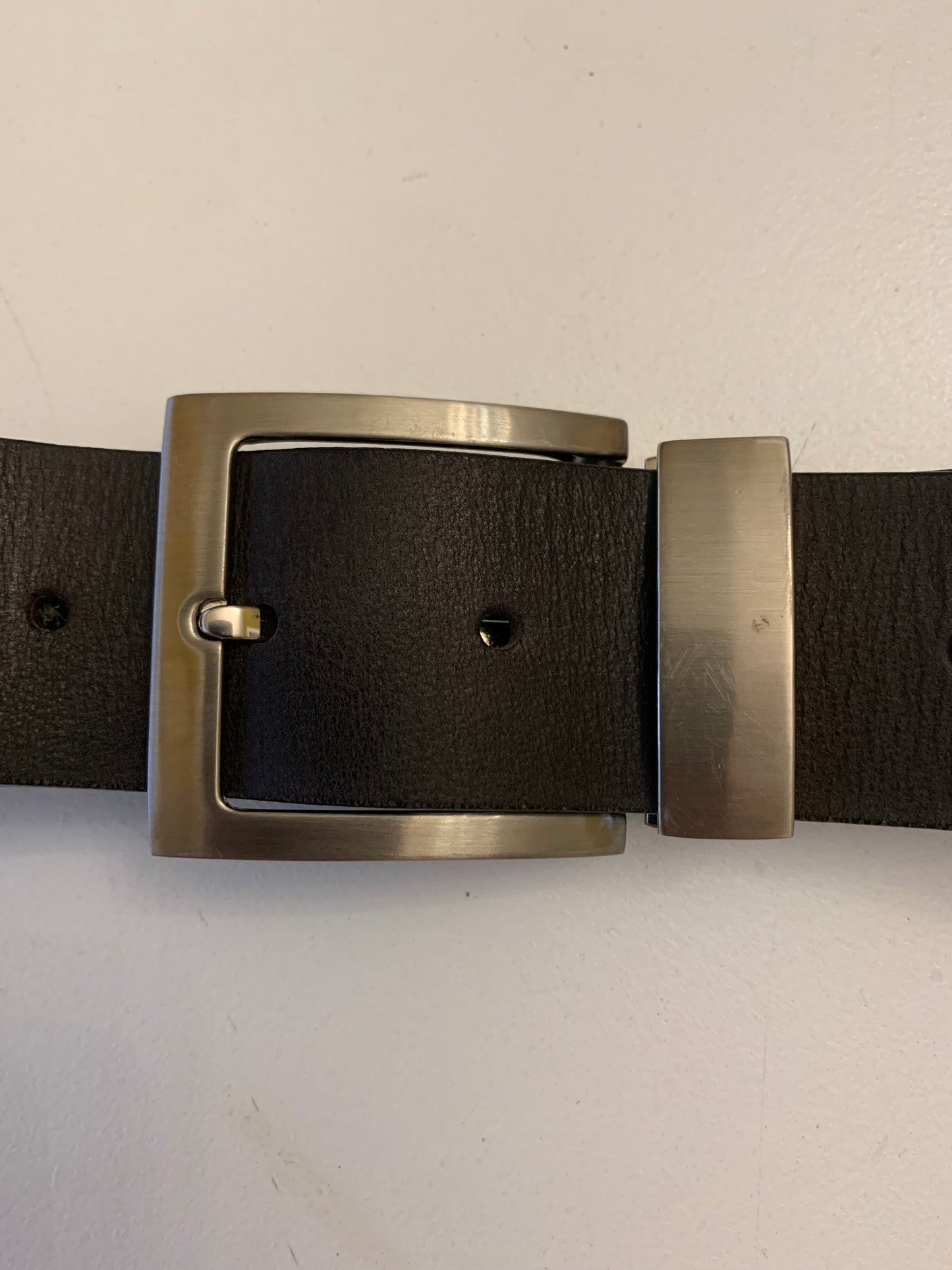 Black Genuine Leather Belt by Buckle made in Australia