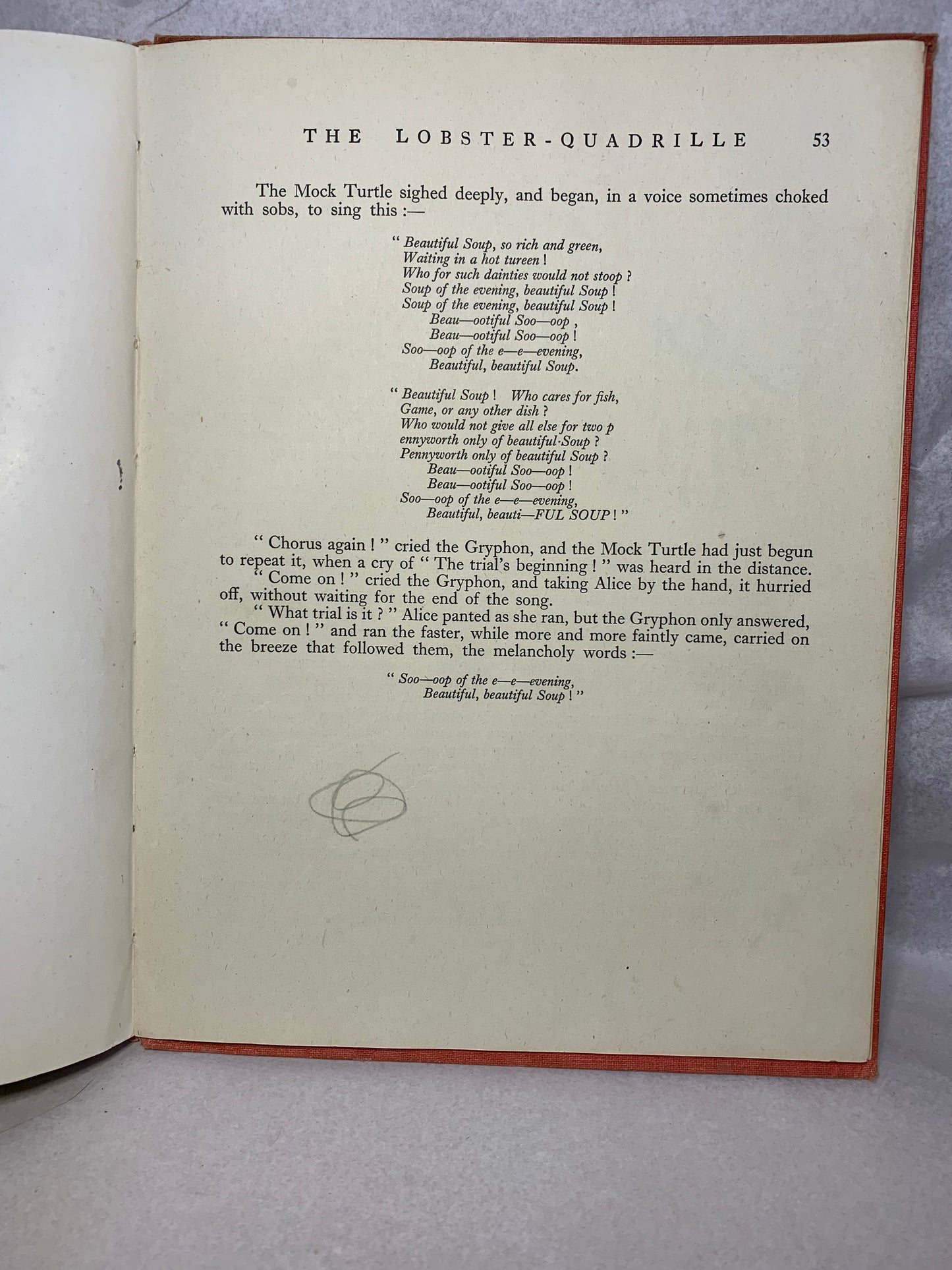 1944 first edition (thus) of Alice’s Adventures in Wonderland by Lewis Carroll, illustrated in colour by A. Rado, published by Newman Wolsey Limited, London and Leicester