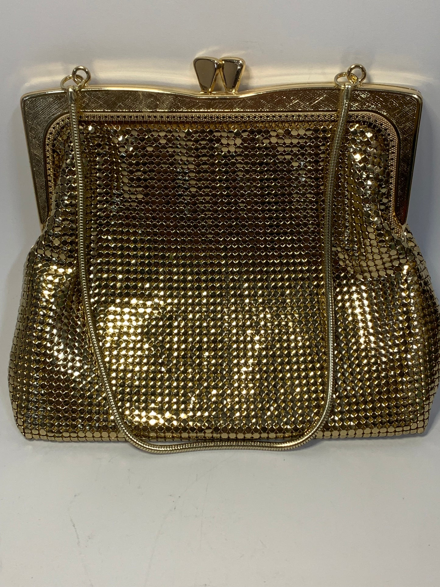 Vintage Gold Mesh Evening Purse